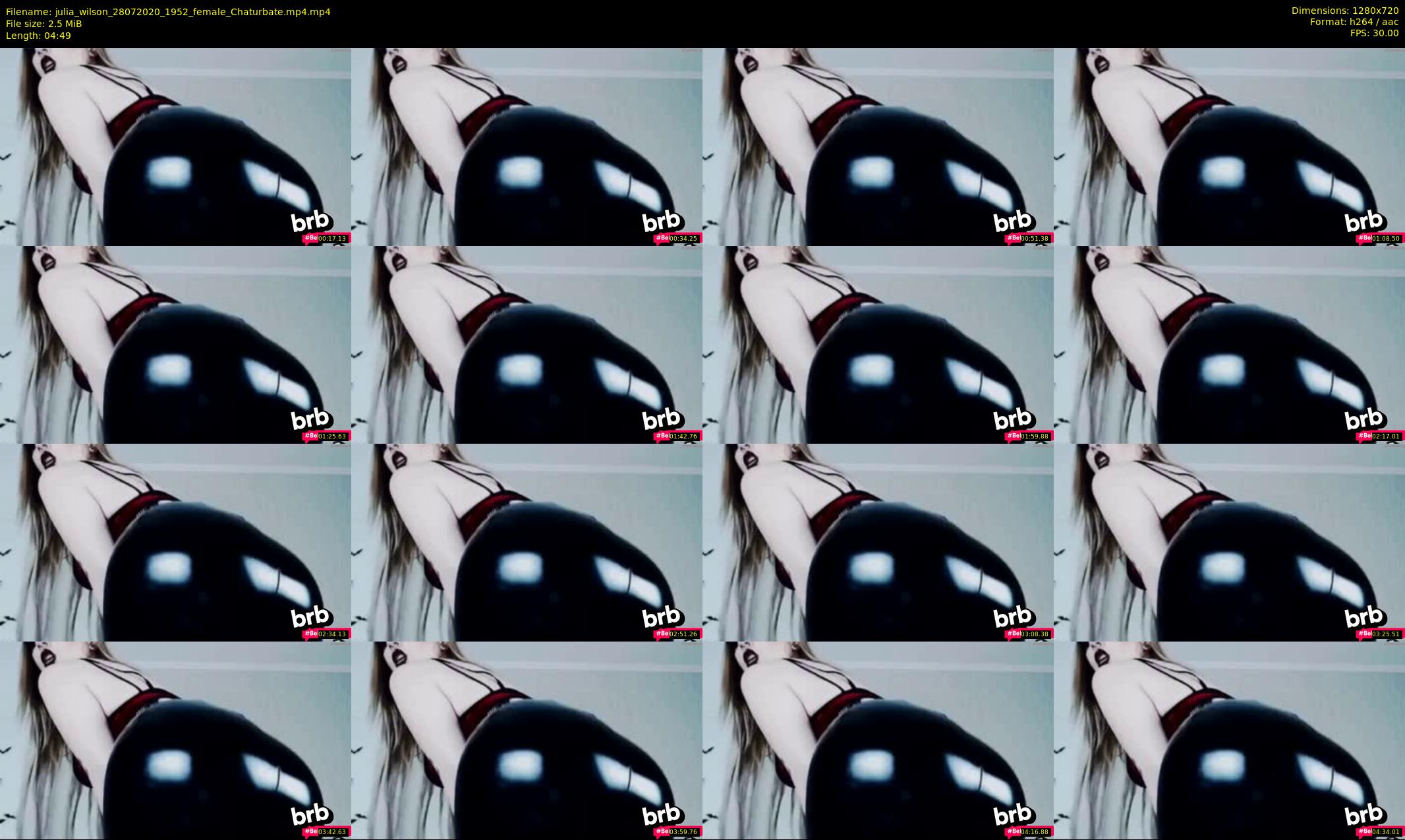 julia_wilson — 5 minute Chaturbate female cam show recording, 720p, Jul 28, 2020