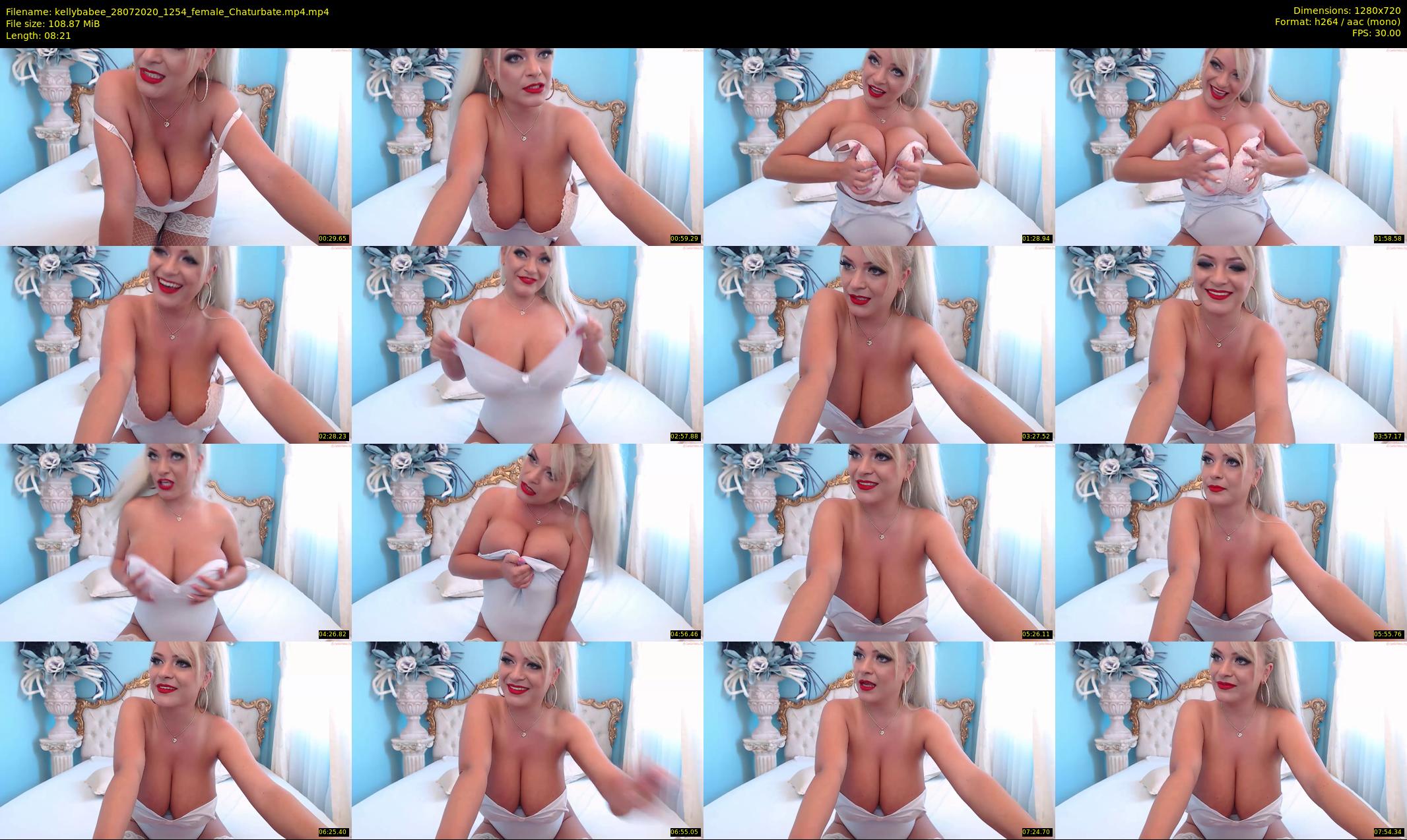 kellybabee — 9 minute Chaturbate female cam show recording, 720p, Jul 28, 2020