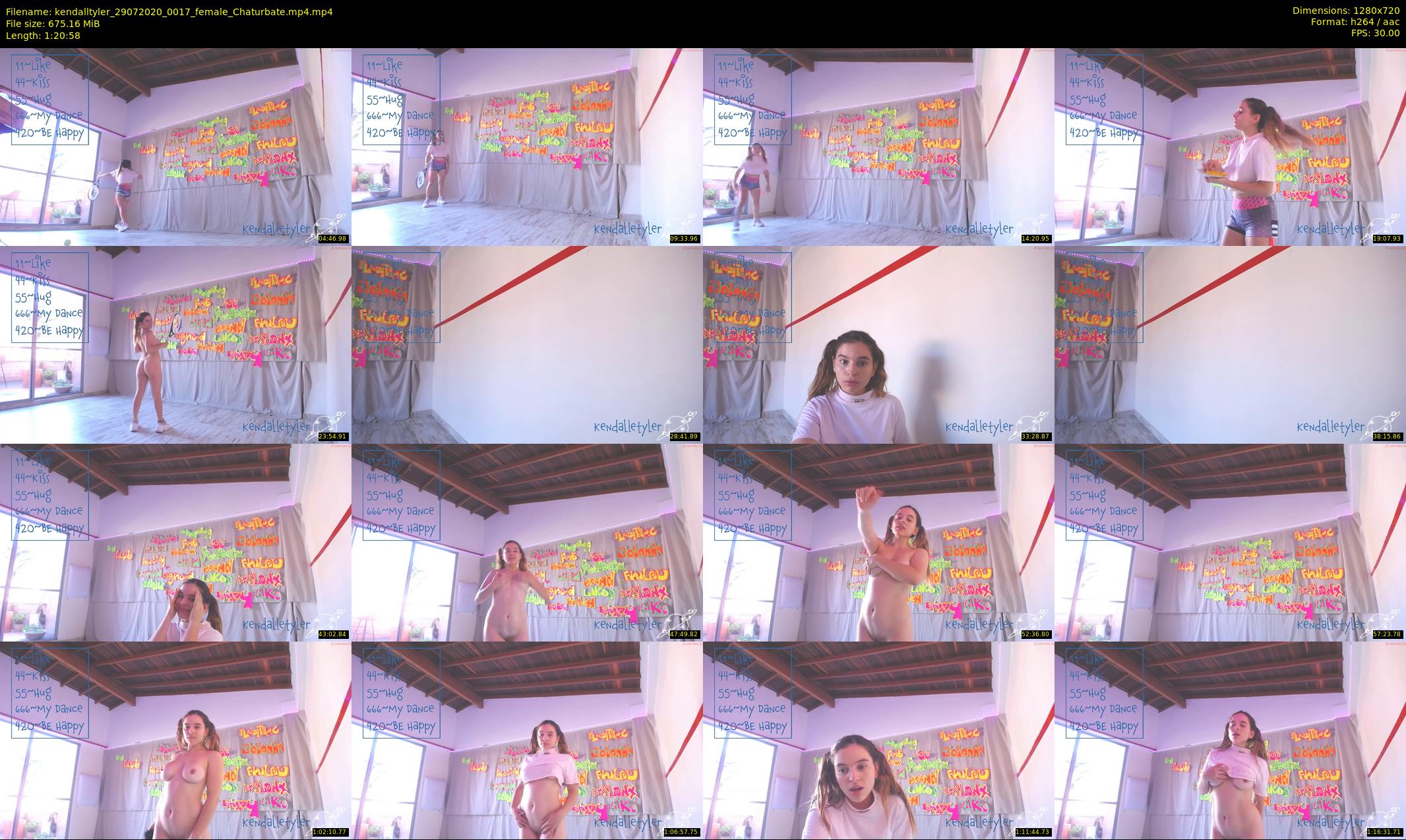 kendalltyler — 81 minute Chaturbate female cam show recording, 720p, Jul 29, 2020