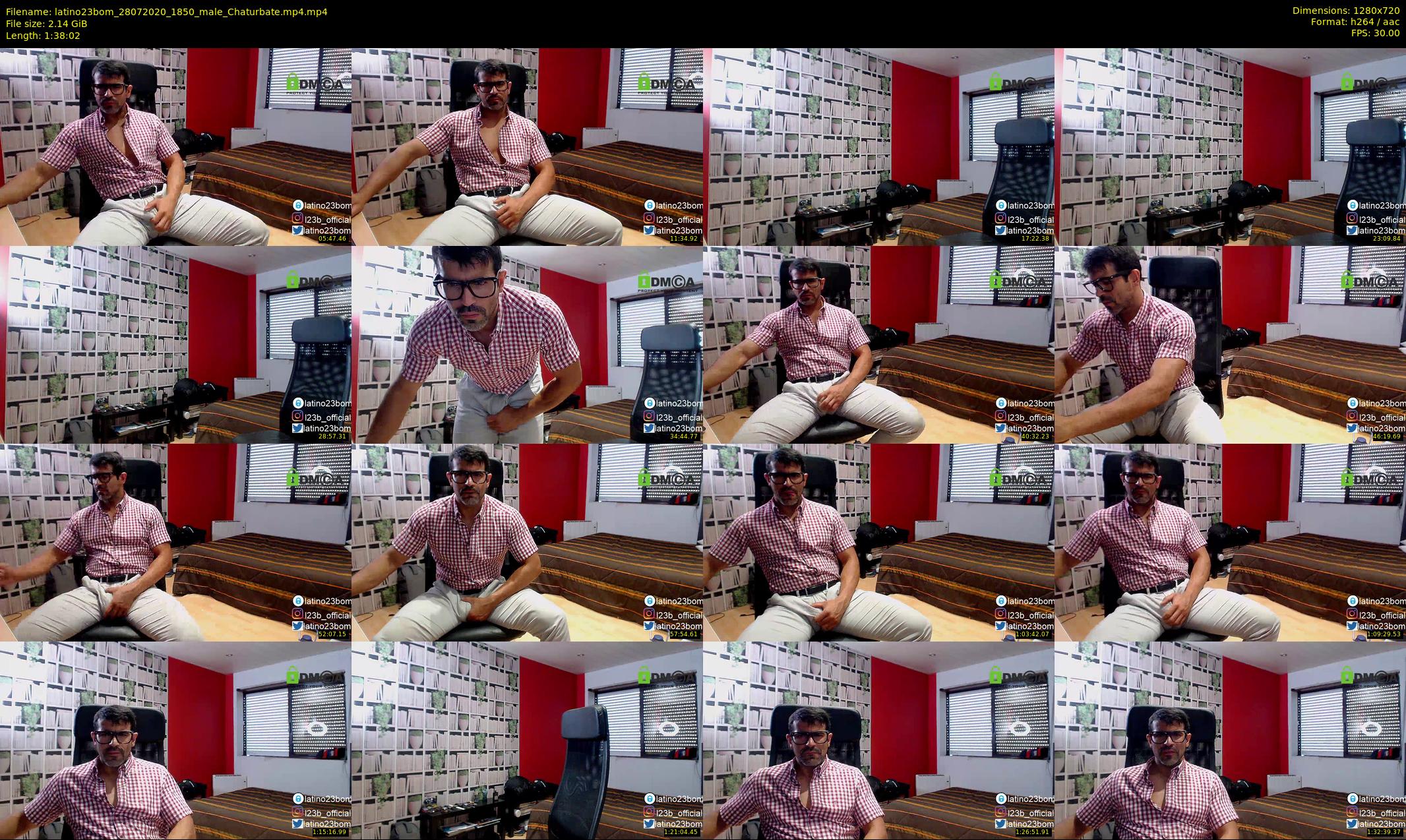 latino23bom — 99 minute Chaturbate male cam show recording, 720p, Jul 28, 2020