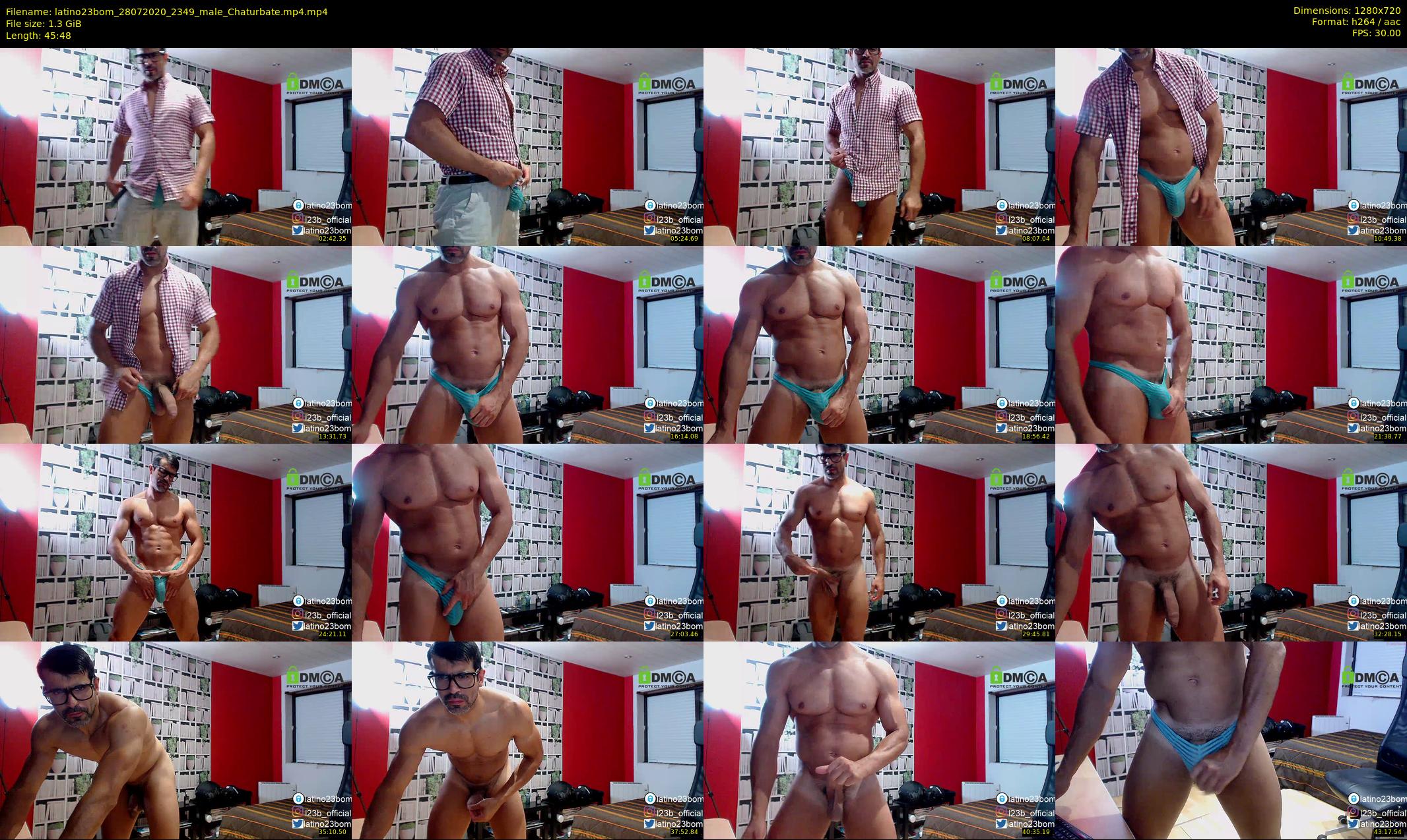 latino23bom — 46 minute Chaturbate male cam show recording, 720p, Jul 28, 2020