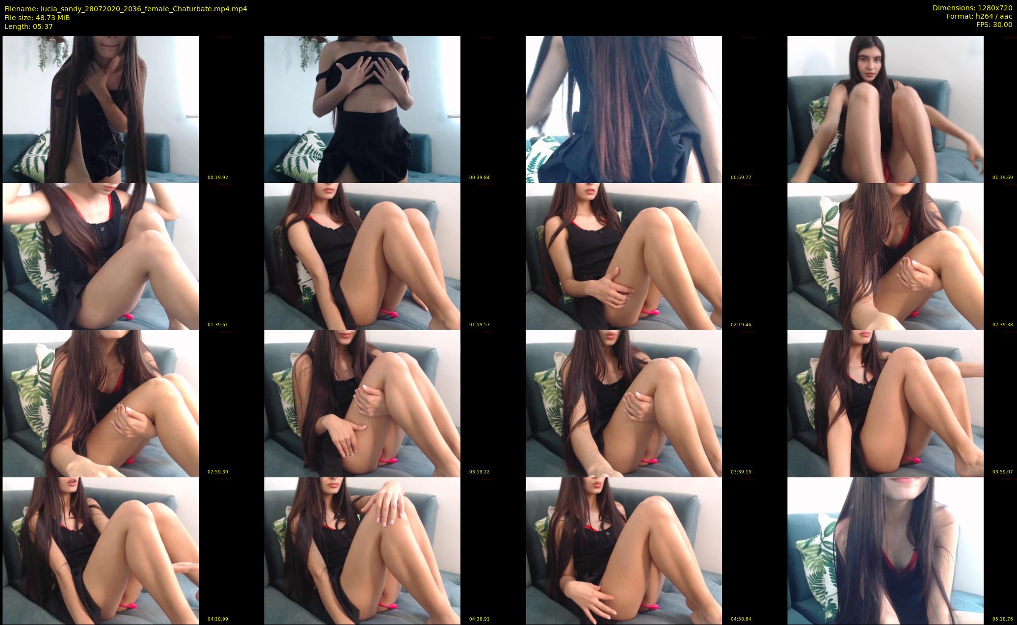 lucia_sandy — 6 minute Chaturbate female cam show recording, 720p, Jul 28, 2020