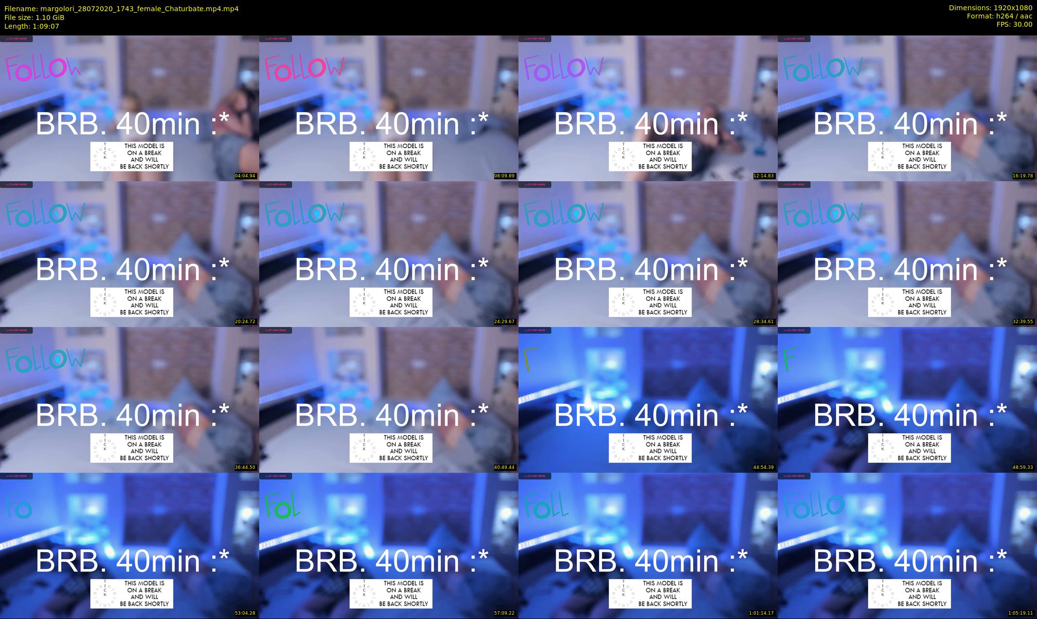margolori — 70 minute Chaturbate couple cam show recording, 1080p, Jul 28, 2020