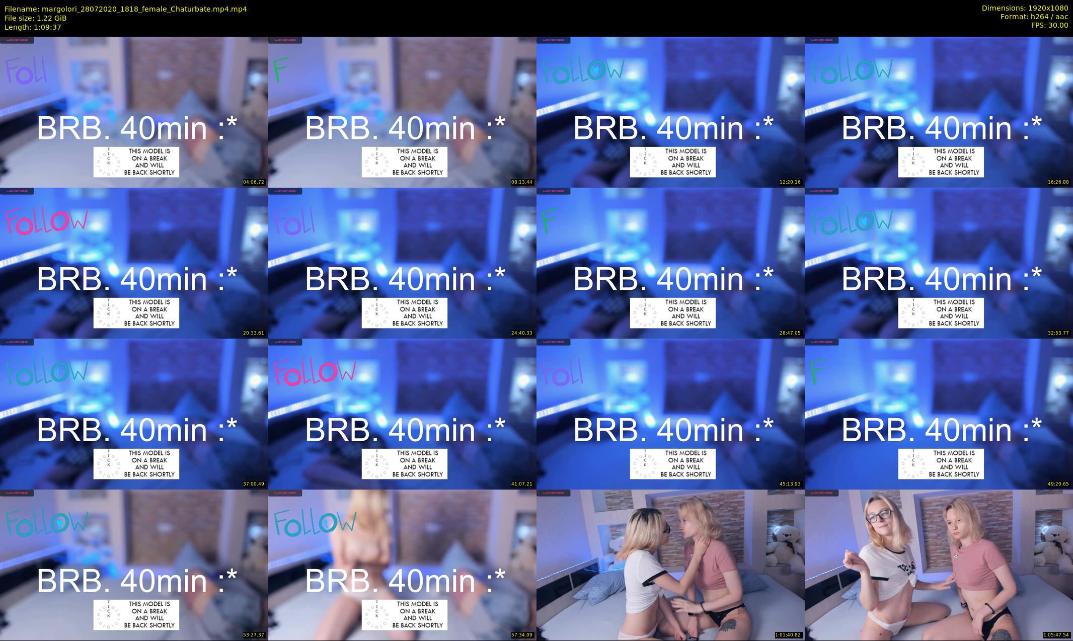 margolori — 70 minute Chaturbate couple cam show recording, 1080p, Jul 28, 2020