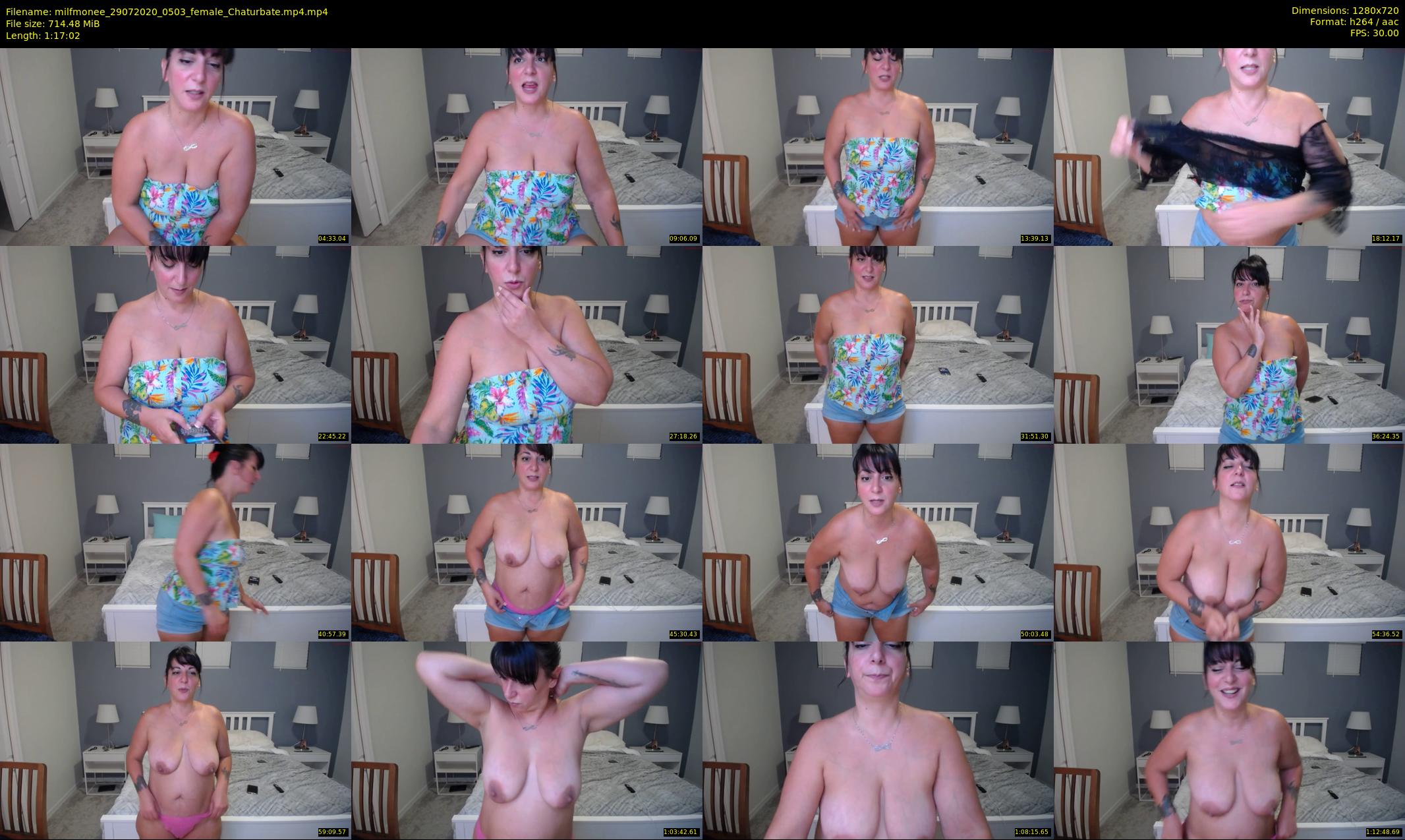 milfmonee — 78 minute Chaturbate female cam show recording, 720p, Jul 29, 2020