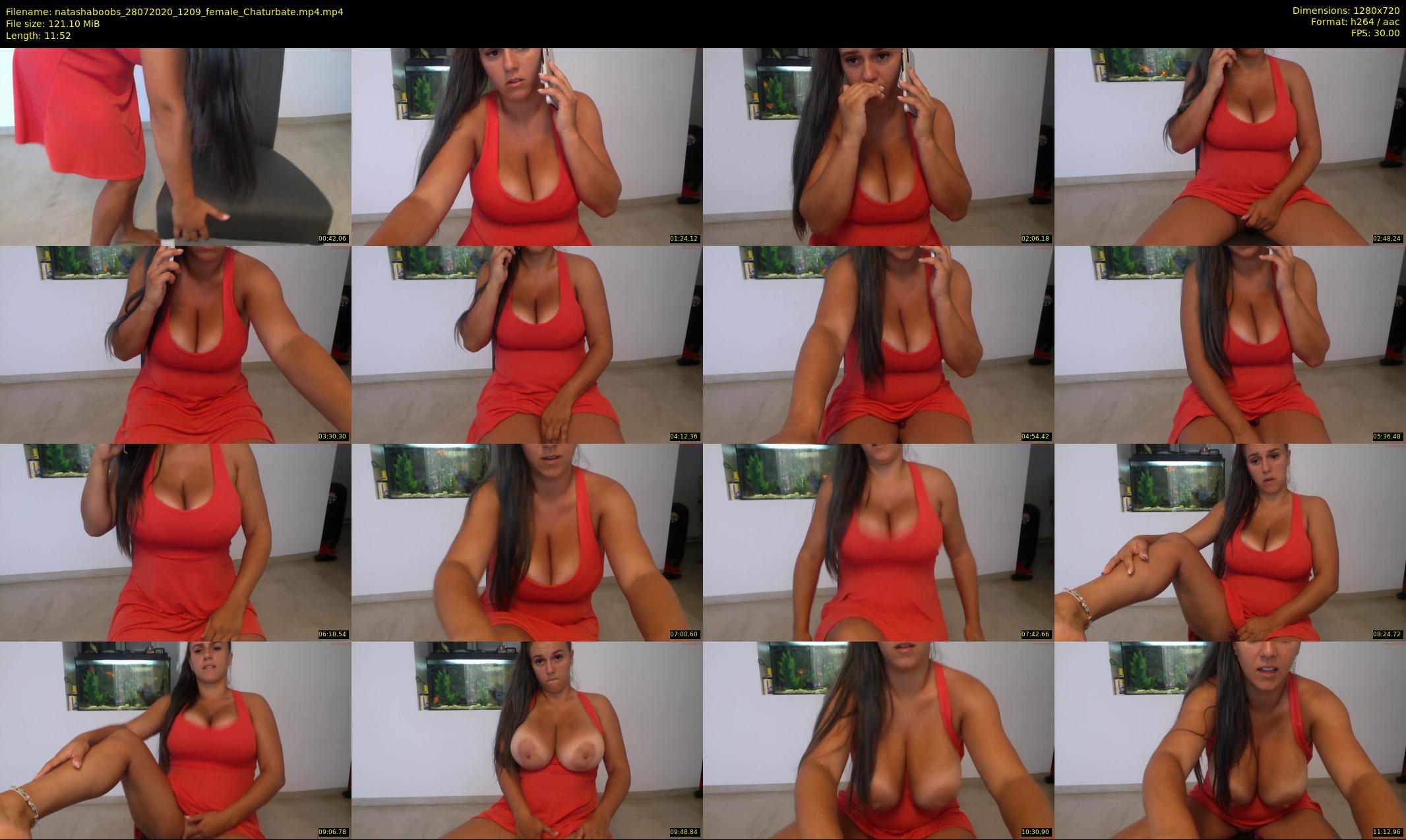 natashaboobs — 12 minute Chaturbate female cam show recording, 720p, Jul 28, 2020