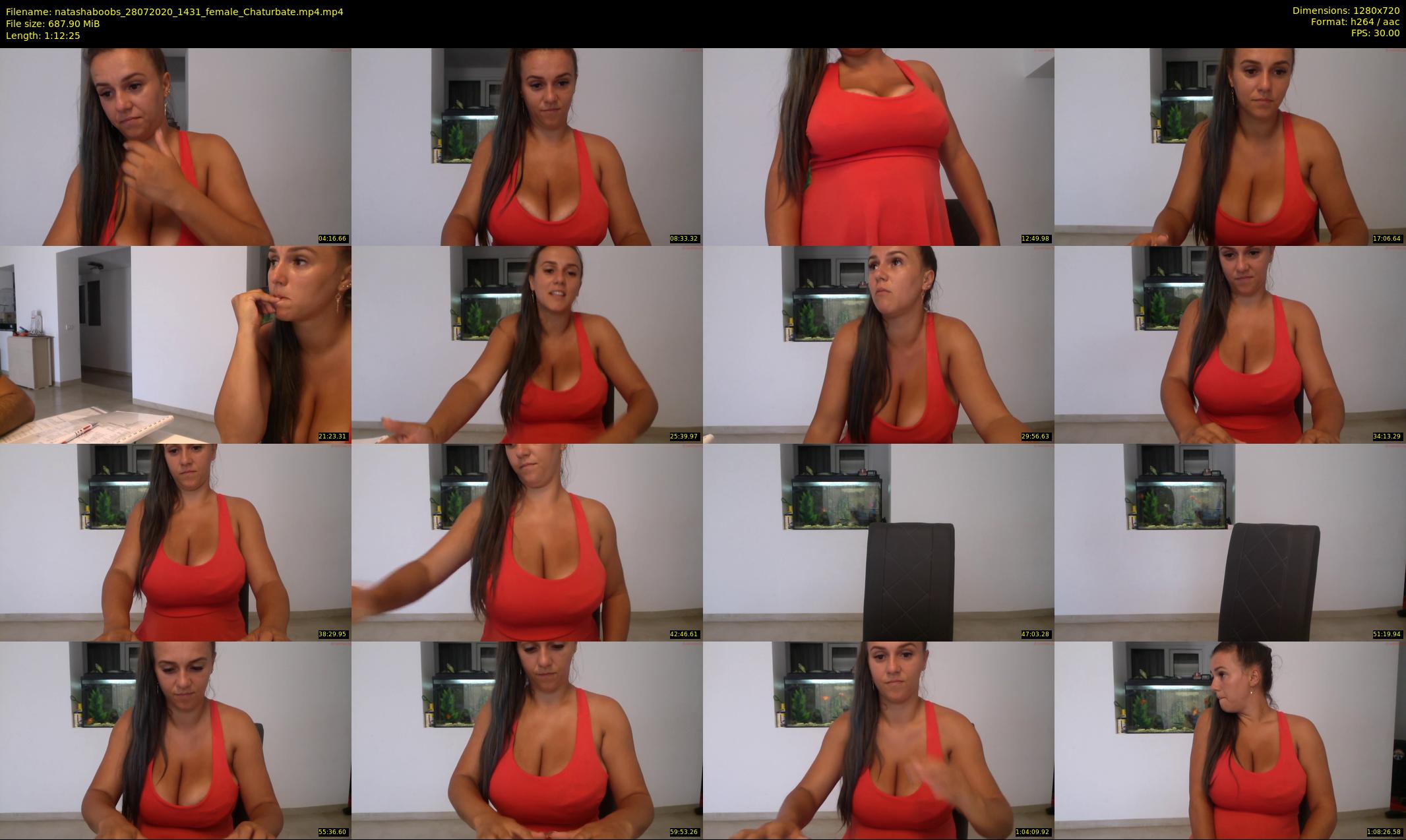 natashaboobs — 73 minute Chaturbate female cam show recording, 720p, Jul 28, 2020