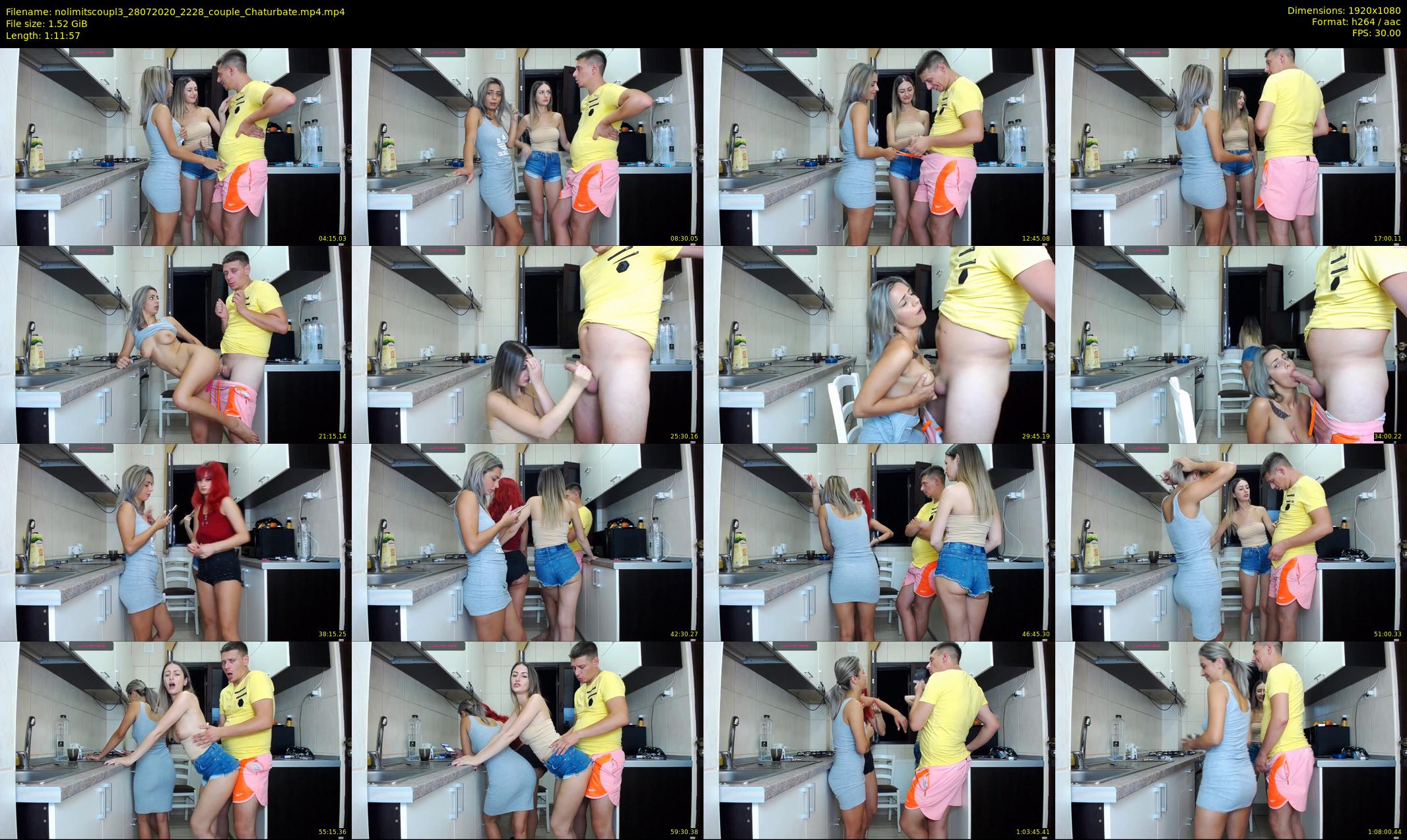 nolimitscoupl3 — 72 minute Chaturbate couple cam show recording, 1080p, Jul 28, 2020