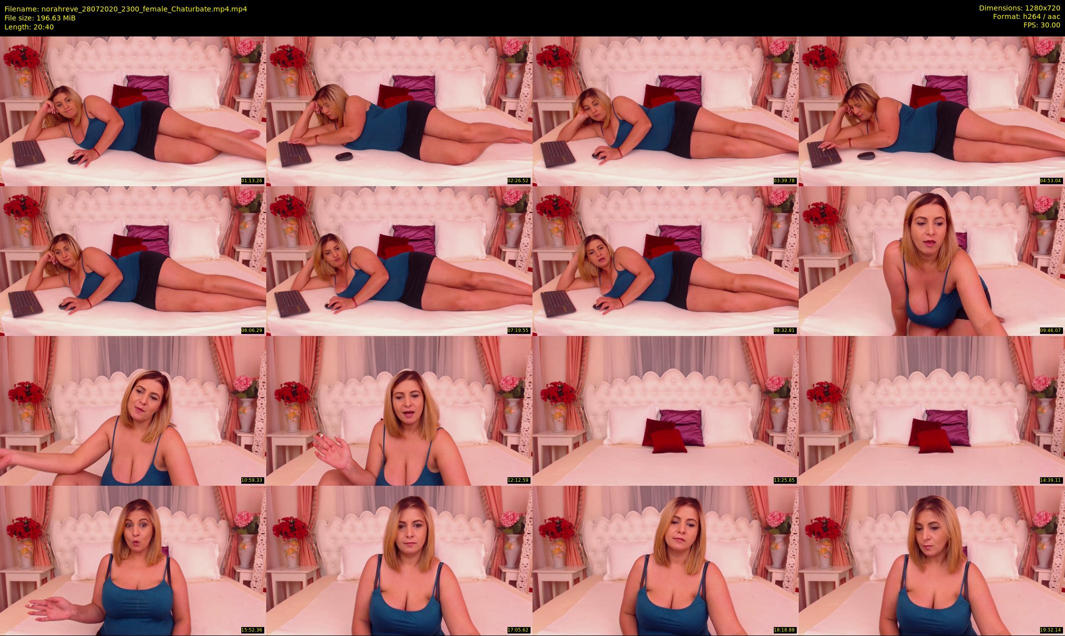 norahreve — 21 minute Chaturbate female cam show recording, 720p, Jul 28, 2020