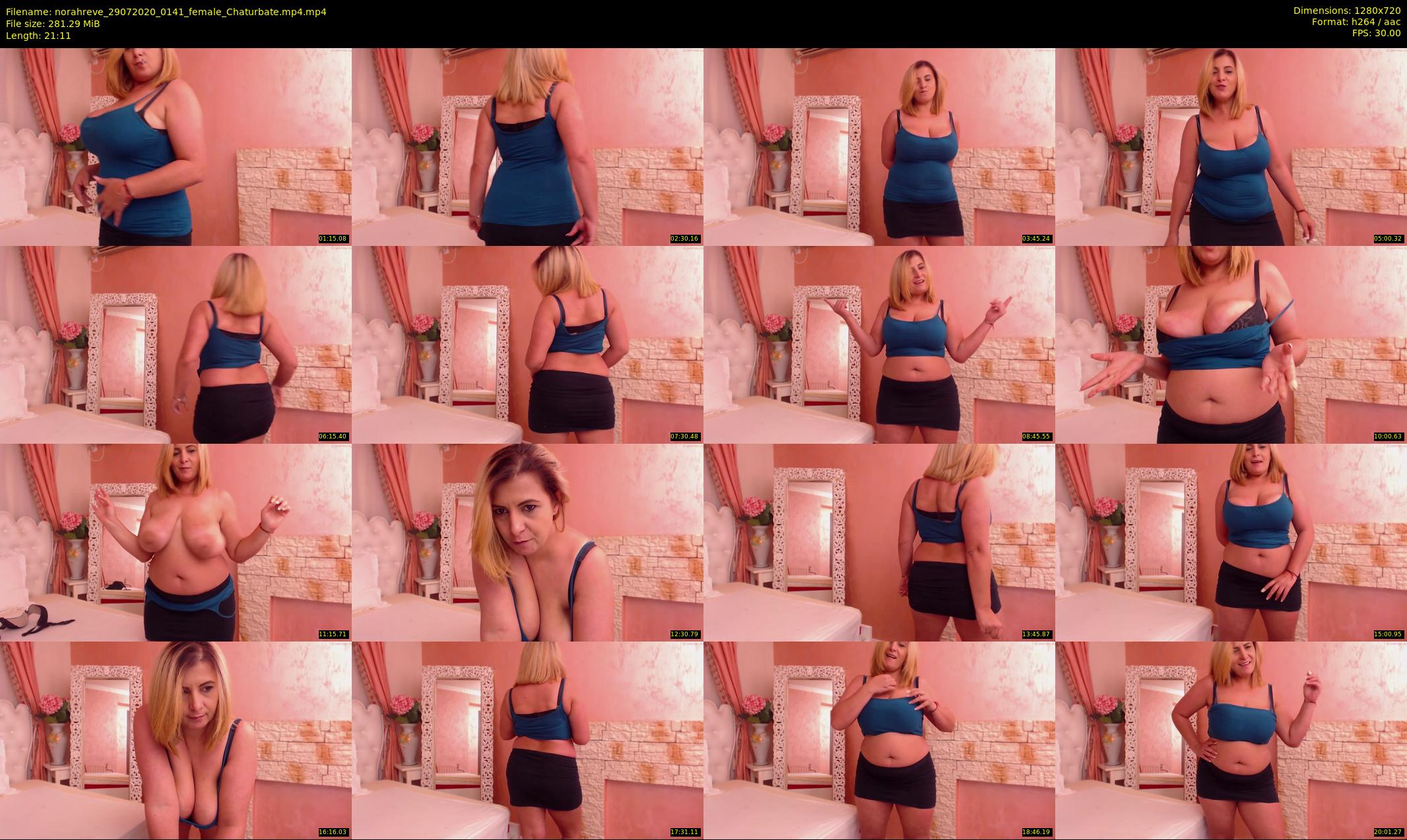 norahreve — 22 minute Chaturbate female cam show recording, 720p, Jul 29, 2020