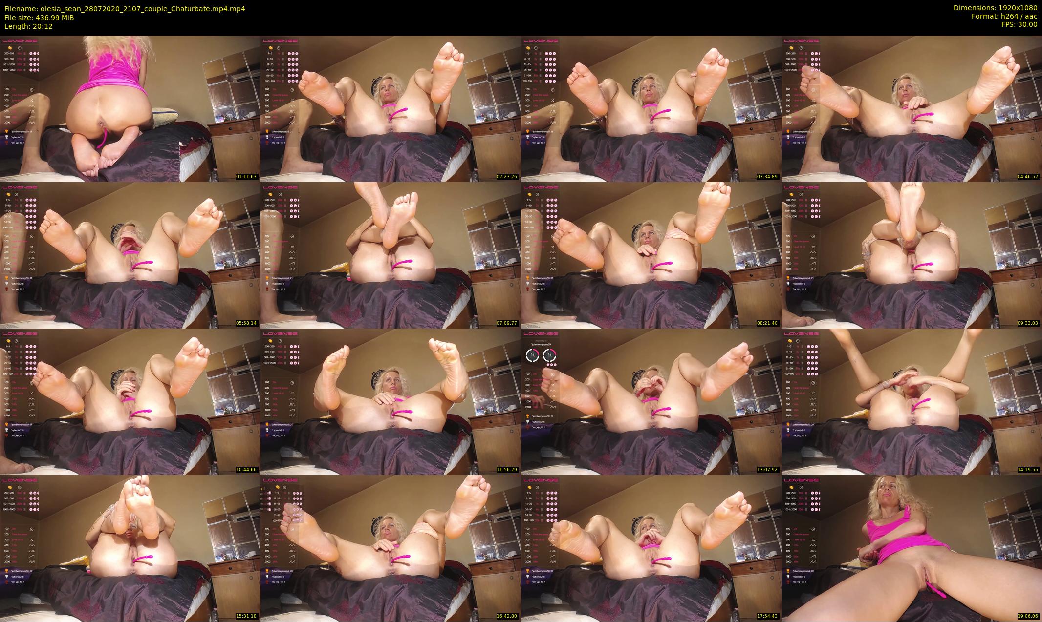 olesia_sean — 21 minute Chaturbate couple cam show recording, 1080p, Jul 28, 2020