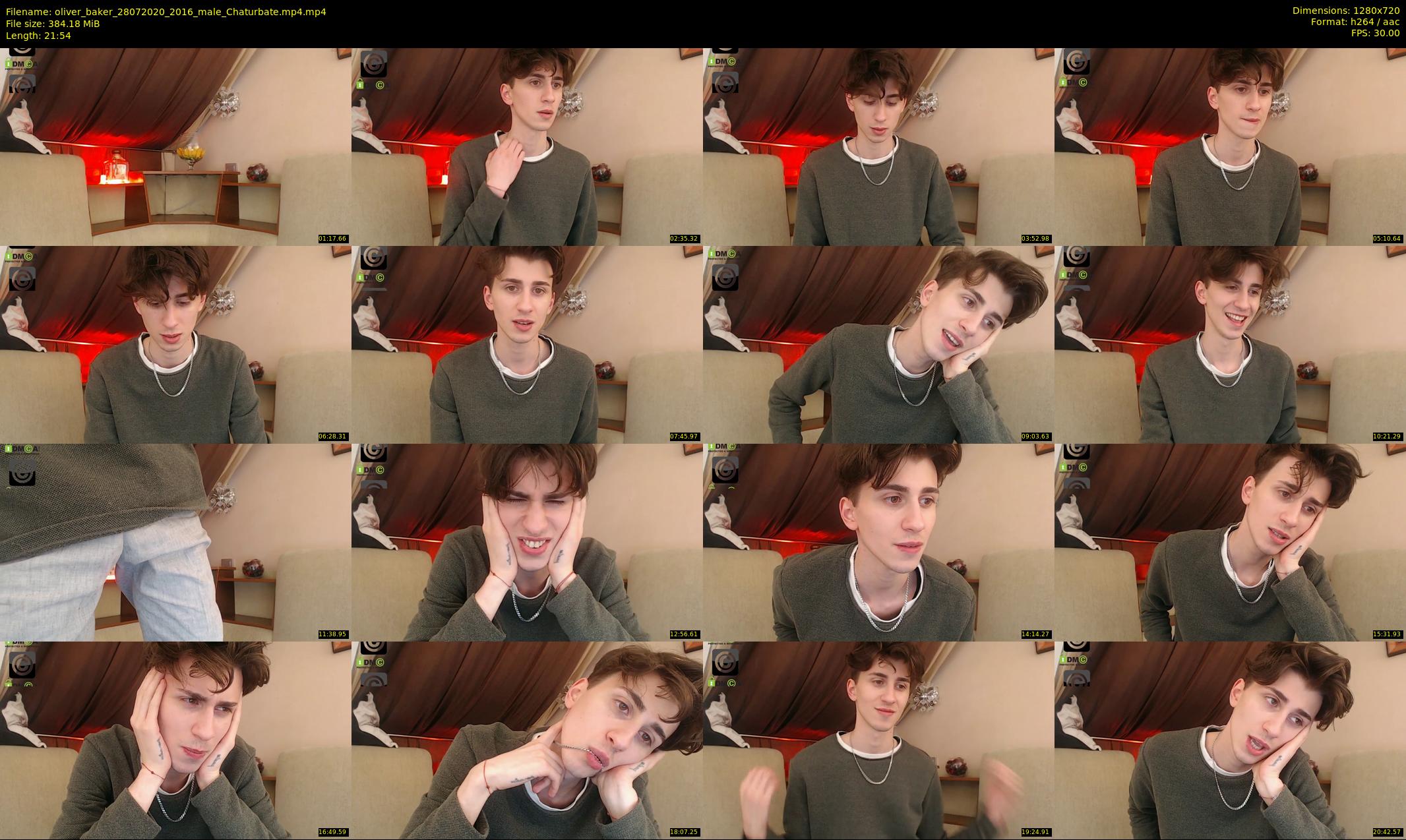 oliver_baker — 22 minute Chaturbate male cam show recording, 720p, Jul 28, 2020