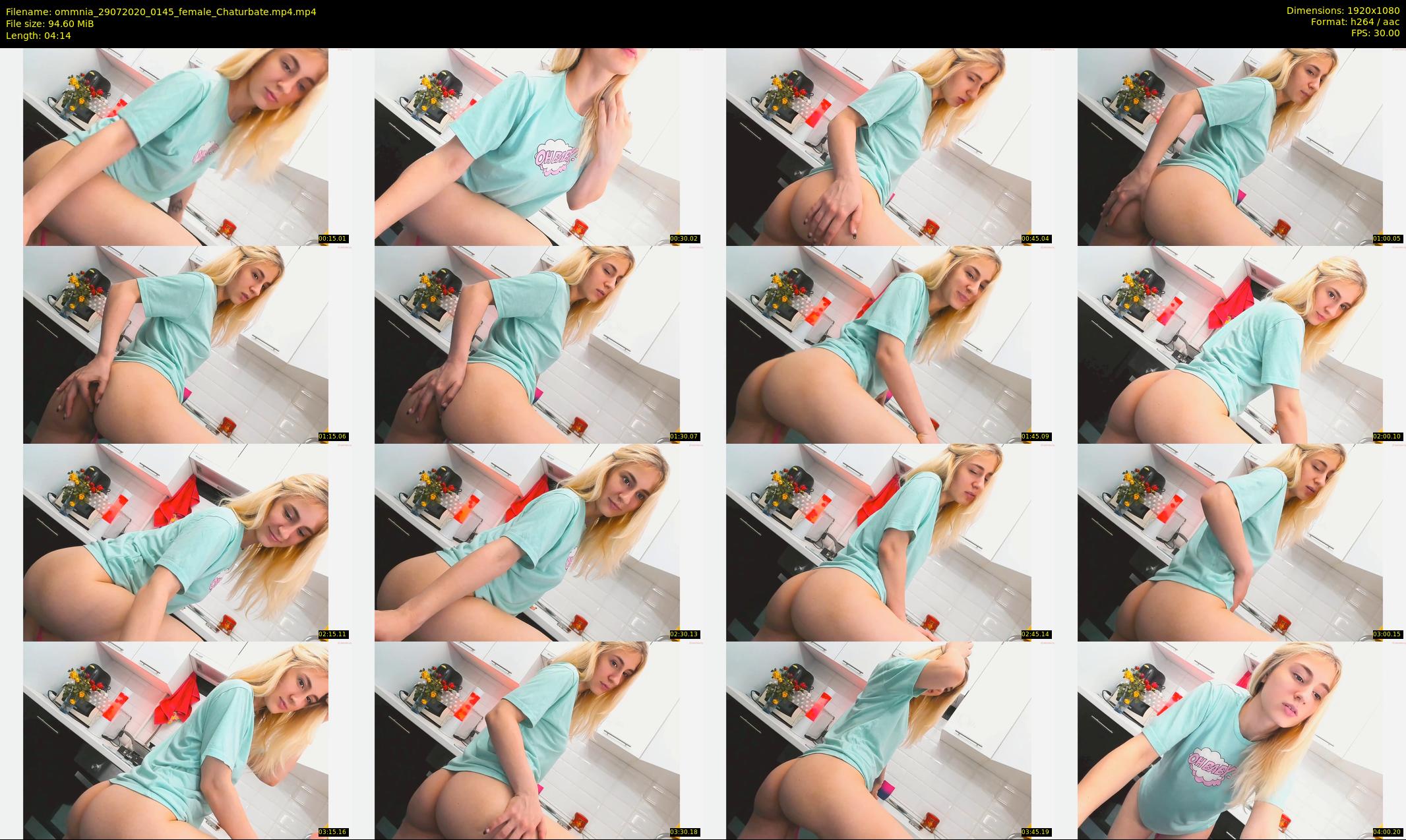 ommnia — 5 minute Chaturbate female cam show recording, 1080p, Jul 29, 2020