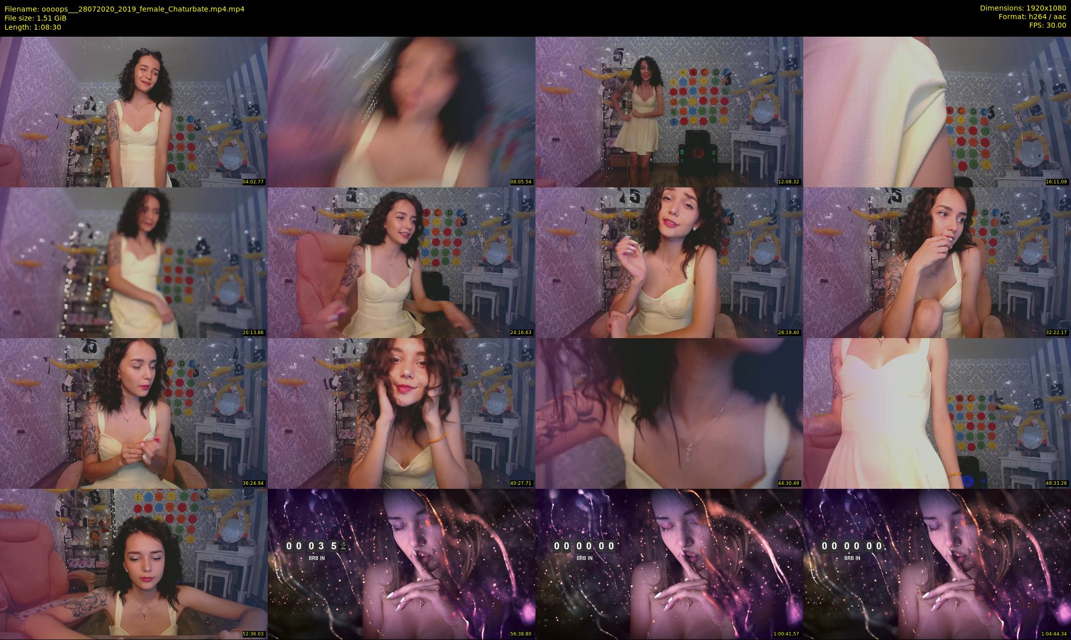 oooops__ — 69 minute Chaturbate female cam show recording, 1080p, Jul 28, 2020