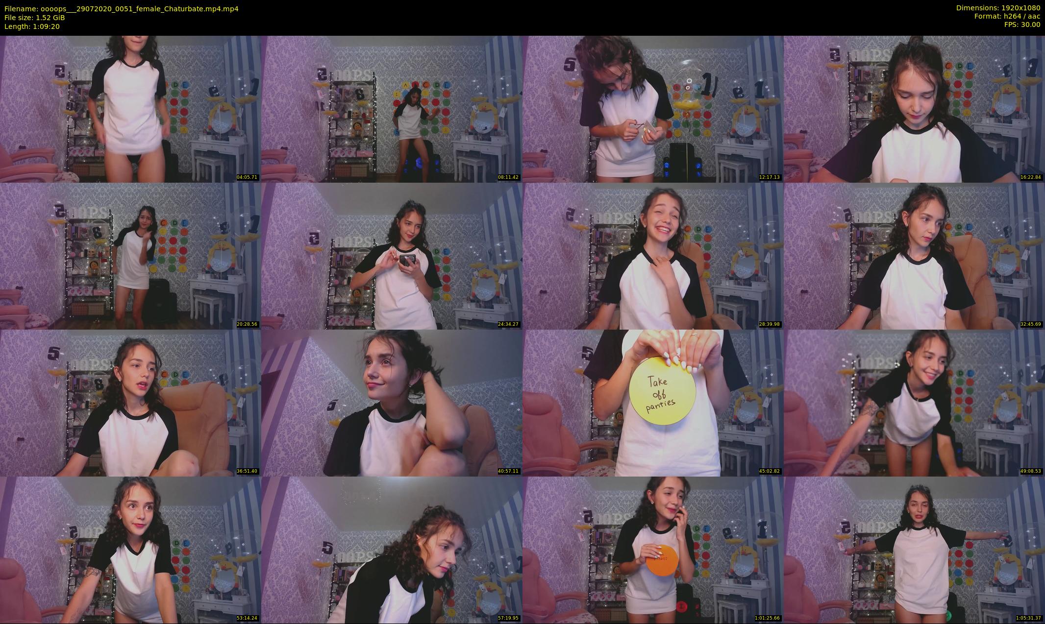 oooops__ — 70 minute Chaturbate female cam show recording, 1080p, Jul 29, 2020