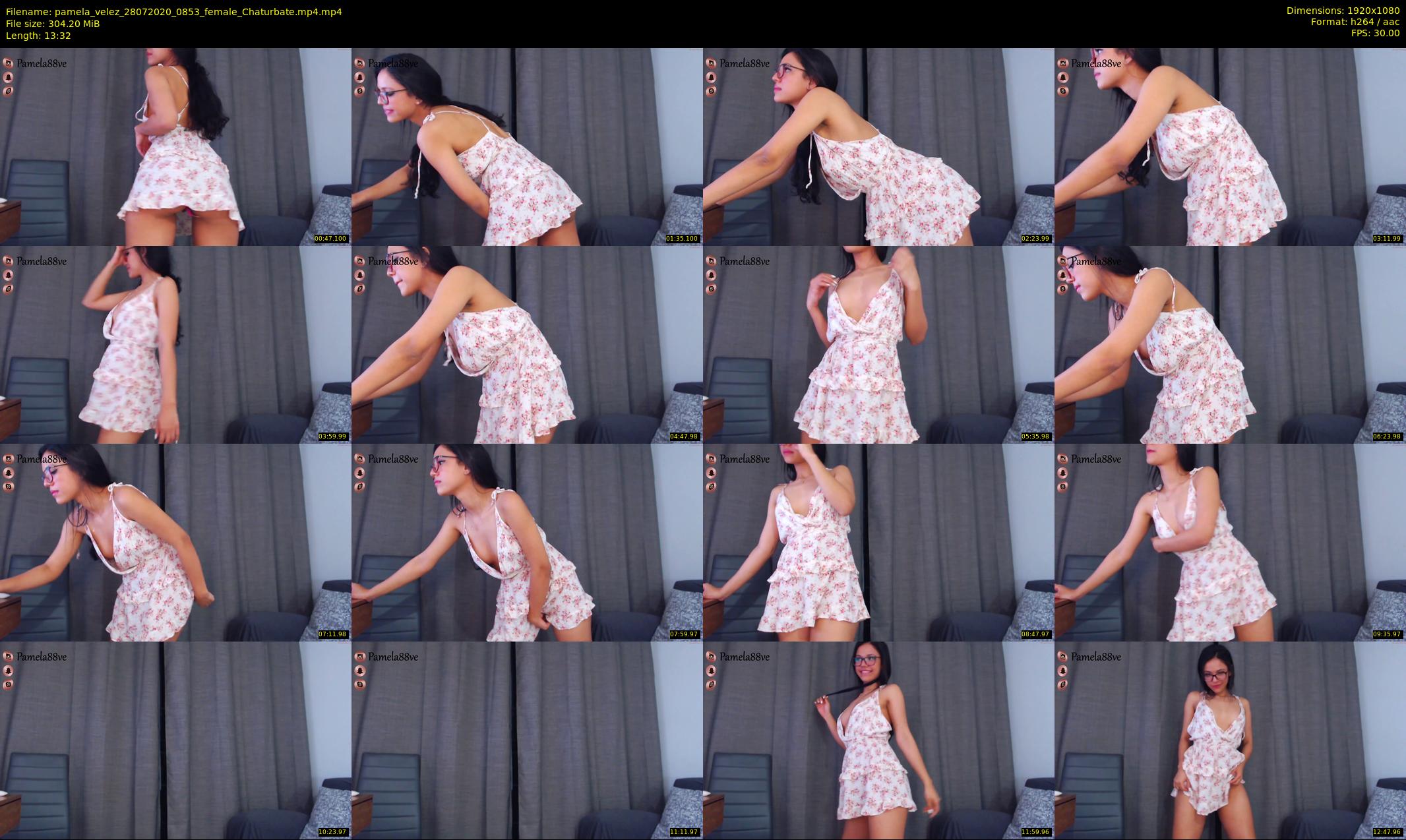 pamela_velez — 14 minute Chaturbate female cam show recording, 1080p, Jul 28, 2020