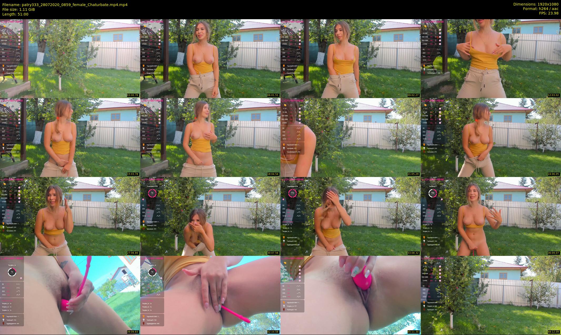 patry333 — 51 minute Chaturbate female cam show recording, 1080p, Jul 28, 2020