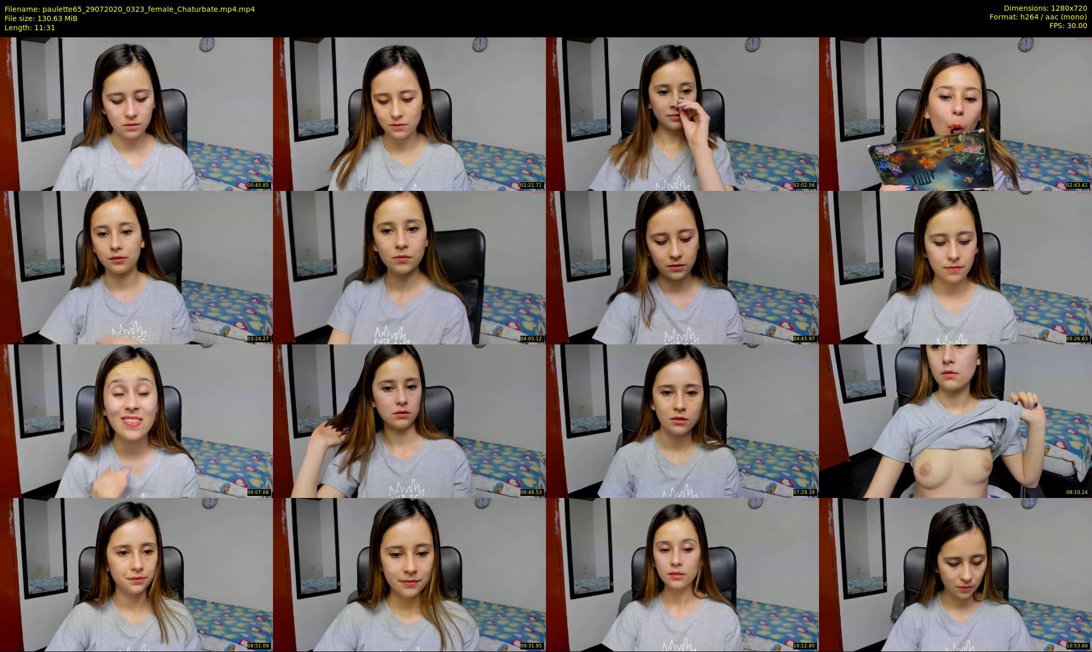 paulette65 — 12 minute Chaturbate female cam show recording, 720p, Jul 29, 2020