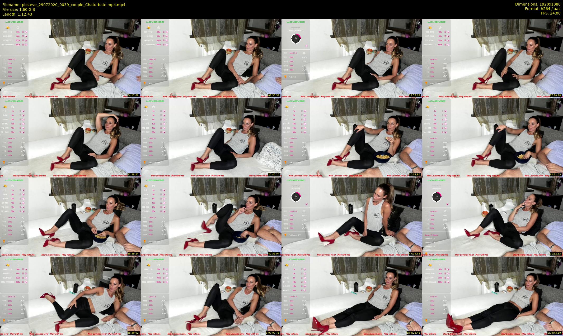 pbsteve — 73 minute Chaturbate couple cam show recording, 1080p, Jul 29, 2020
