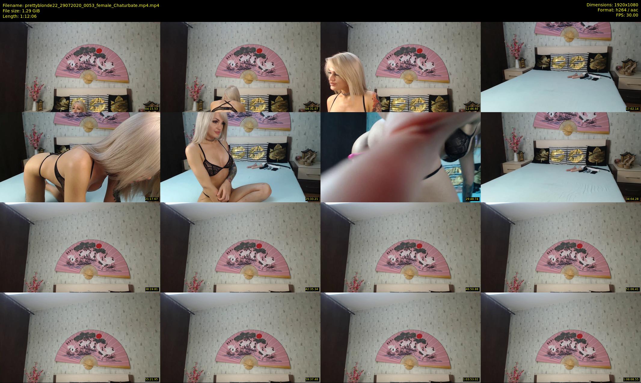 prettyblonde22 — 73 minute Chaturbate female cam show recording, 1080p, Jul 29, 2020