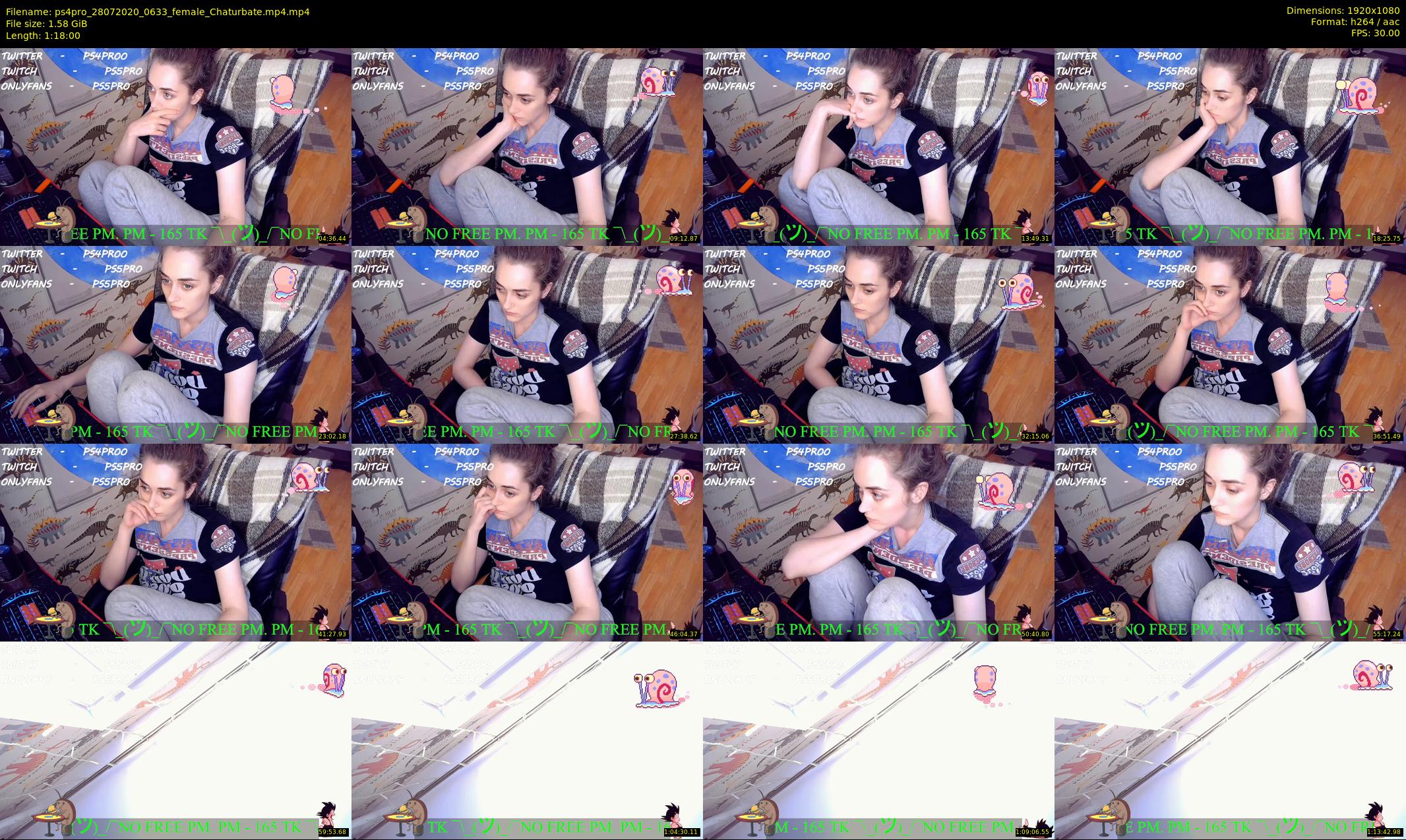 ps4pro — 78 minute Chaturbate female cam show recording, 1080p, Jul 28, 2020