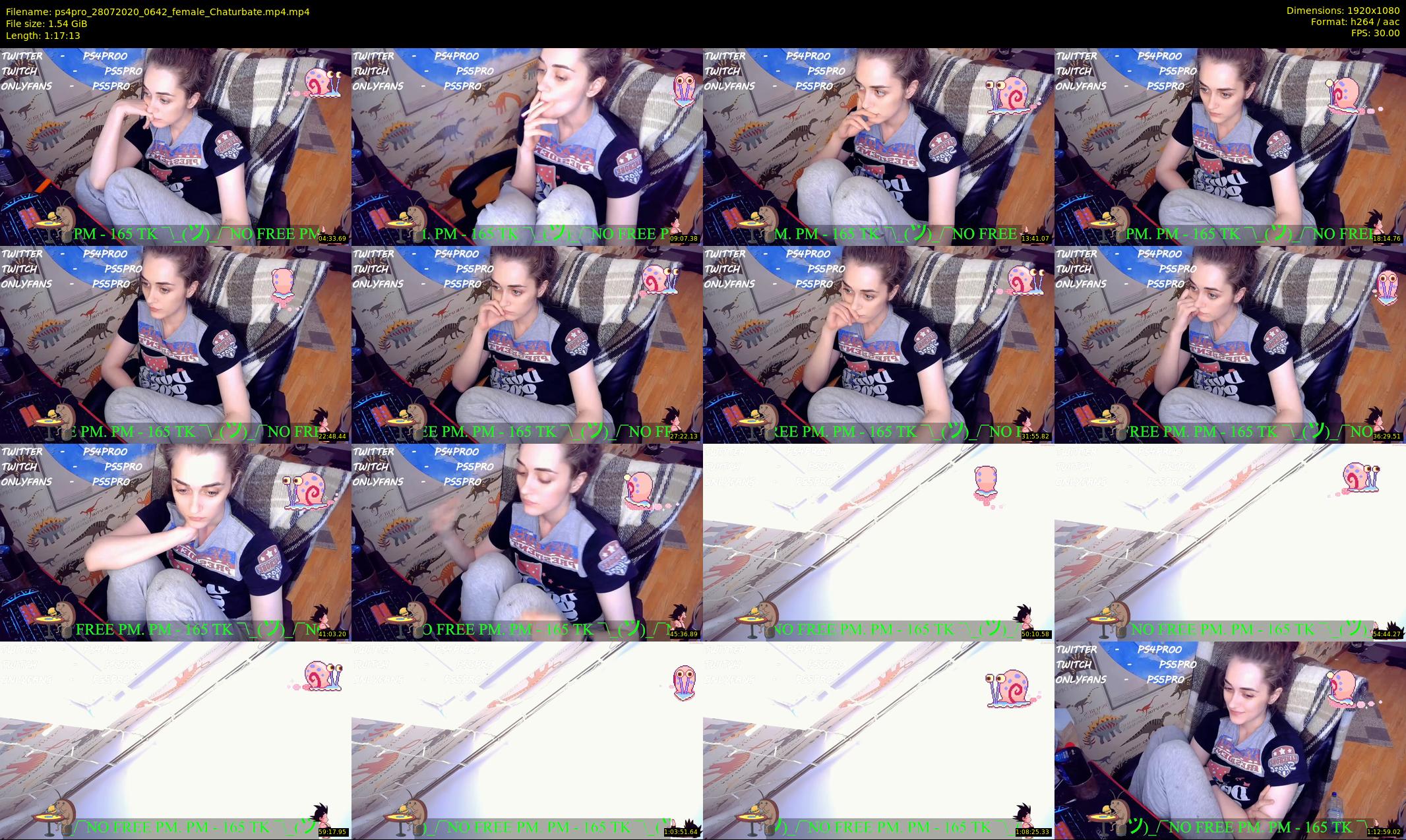 ps4pro — 78 minute Chaturbate female cam show recording, 1080p, Jul 28, 2020