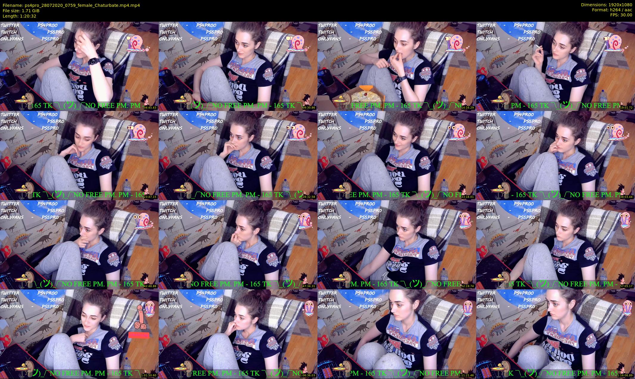 ps4pro — 81 minute Chaturbate female cam show recording, 1080p, Jul 28, 2020