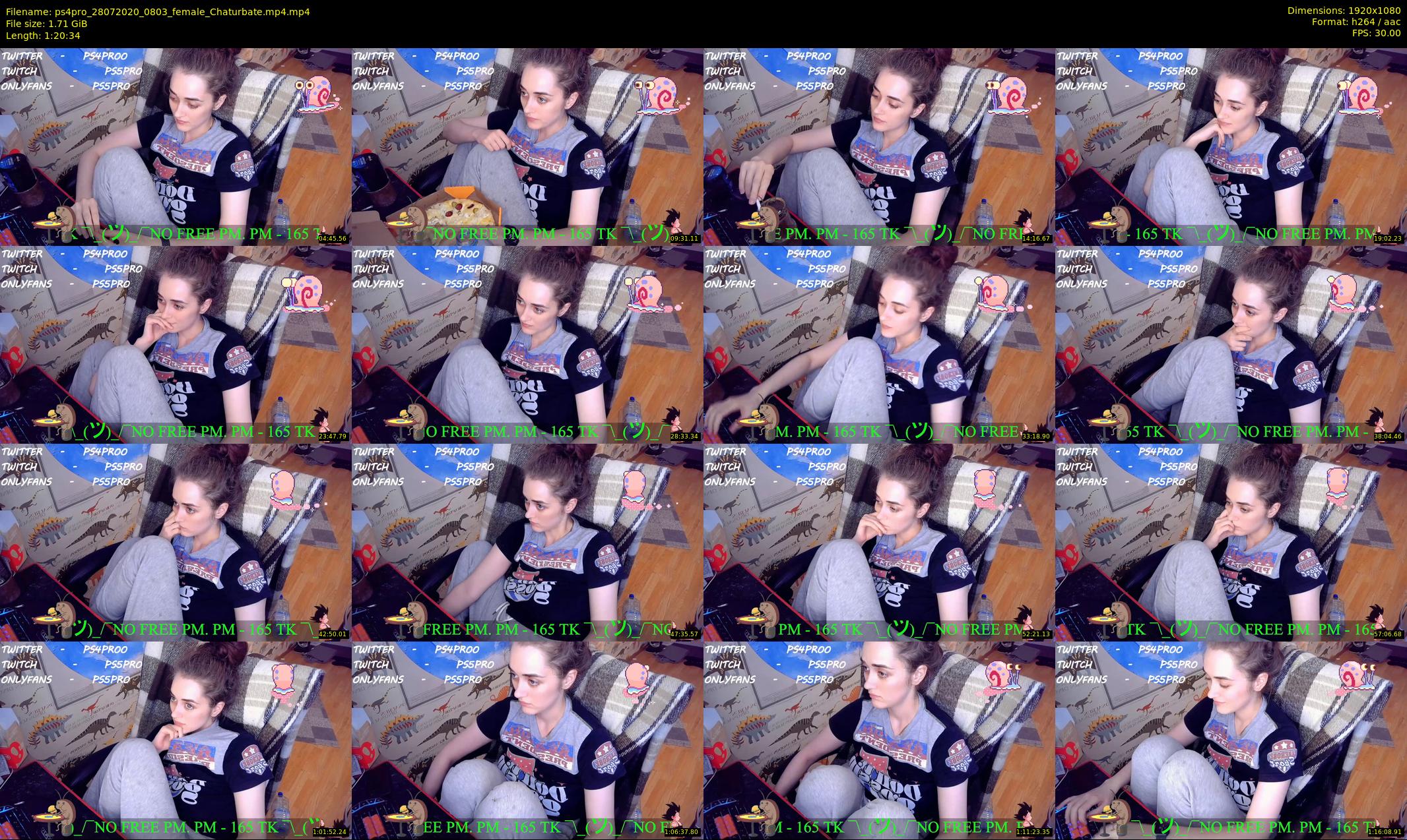 ps4pro — 81 minute Chaturbate female cam show recording, 1080p, Jul 28, 2020