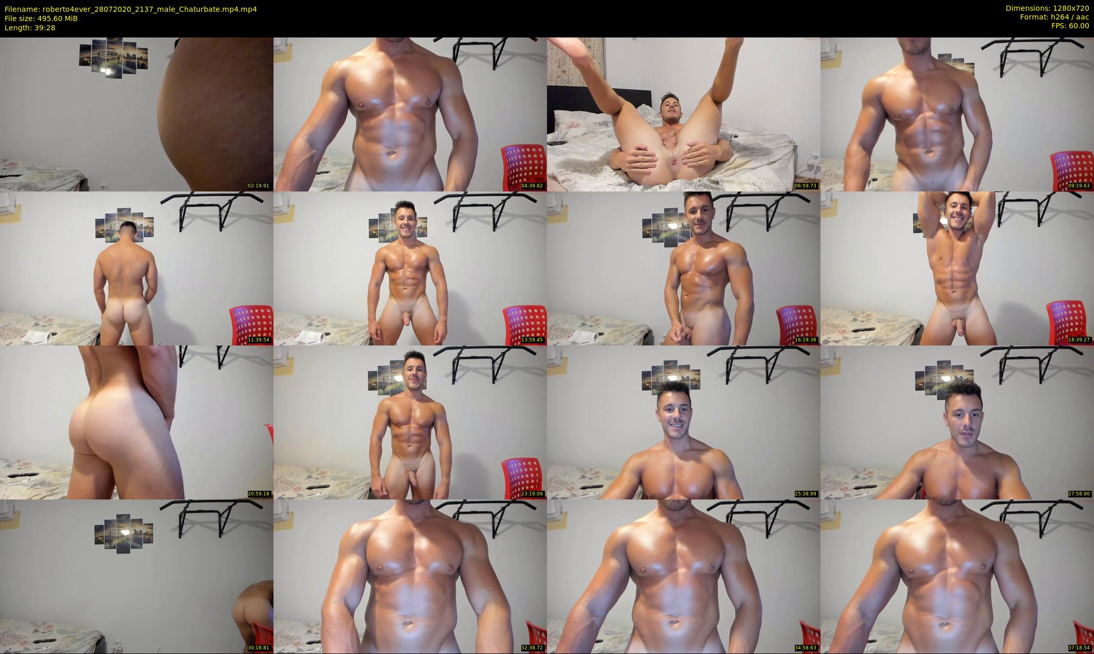 roberto4ever — 40 minute Chaturbate male cam show recording, 720p, Jul 28, 2020