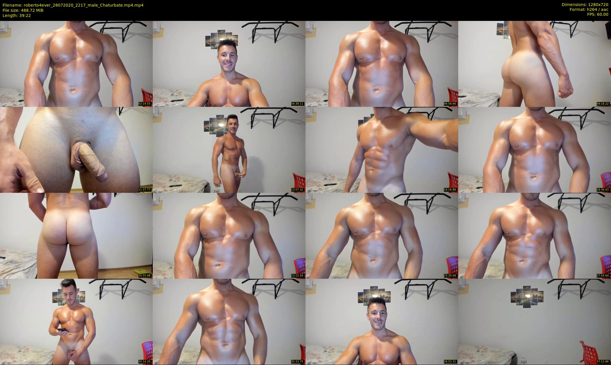 roberto4ever — 40 minute Chaturbate male cam show recording, 720p, Jul 28, 2020