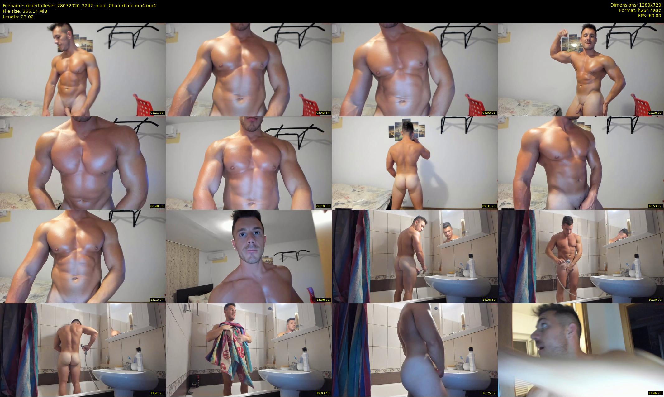 roberto4ever — 24 minute Chaturbate male cam show recording, 720p, Jul 28, 2020