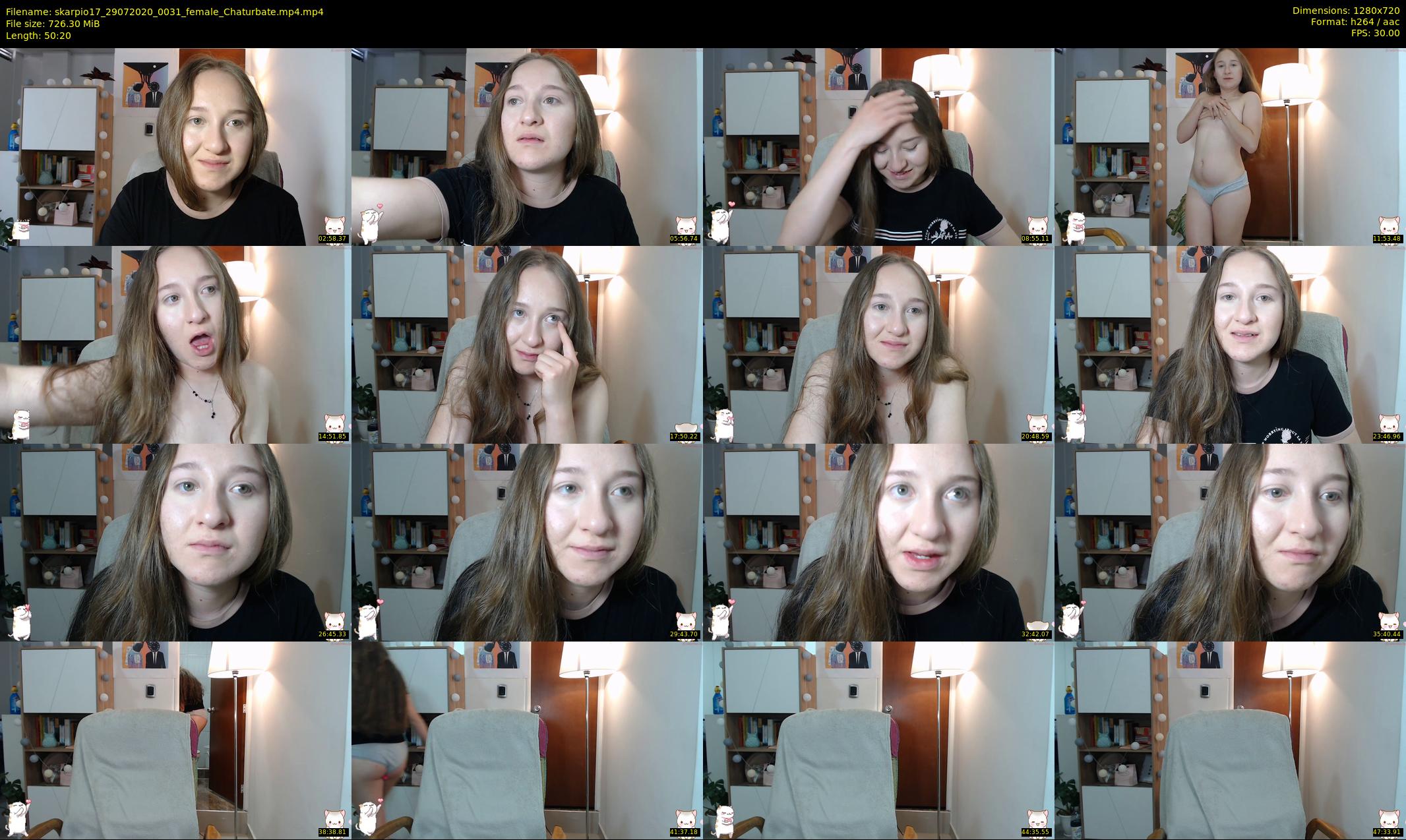 skarpio17 — 51 minute Chaturbate female cam show recording, 720p, Jul 29, 2020