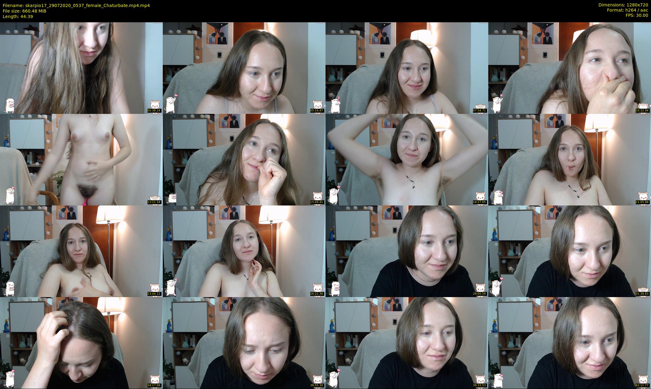 skarpio17 — 45 minute Chaturbate female cam show recording, 720p, Jul 29, 2020
