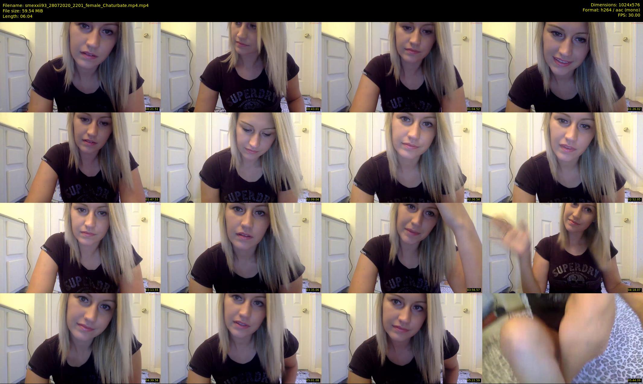 smexxii93 — 7 minute Chaturbate female cam show recording, 480p, Jul 28, 2020