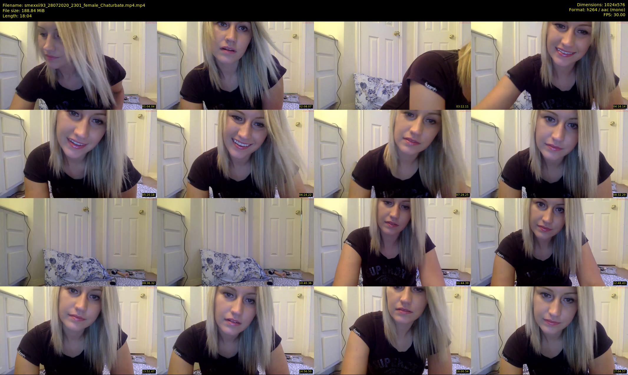 smexxii93 — 19 minute Chaturbate female cam show recording, 480p, Jul 28, 2020
