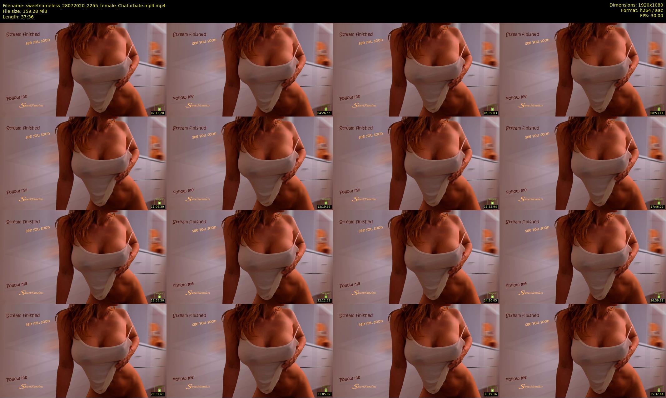 sweetnameless — 38 minute Chaturbate couple cam show recording, 1080p, Jul 28, 2020