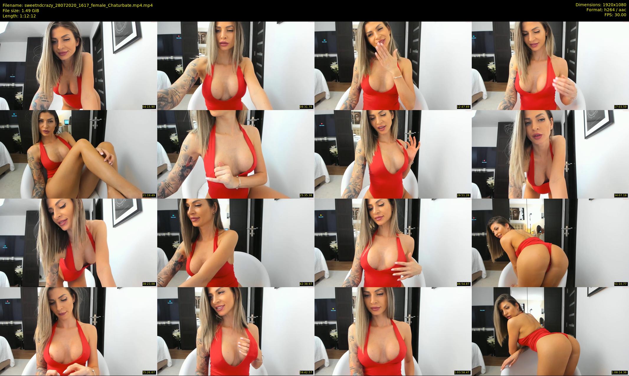 sweetndcrazy — 73 minute Chaturbate female cam show recording, 1080p, Jul 28, 2020