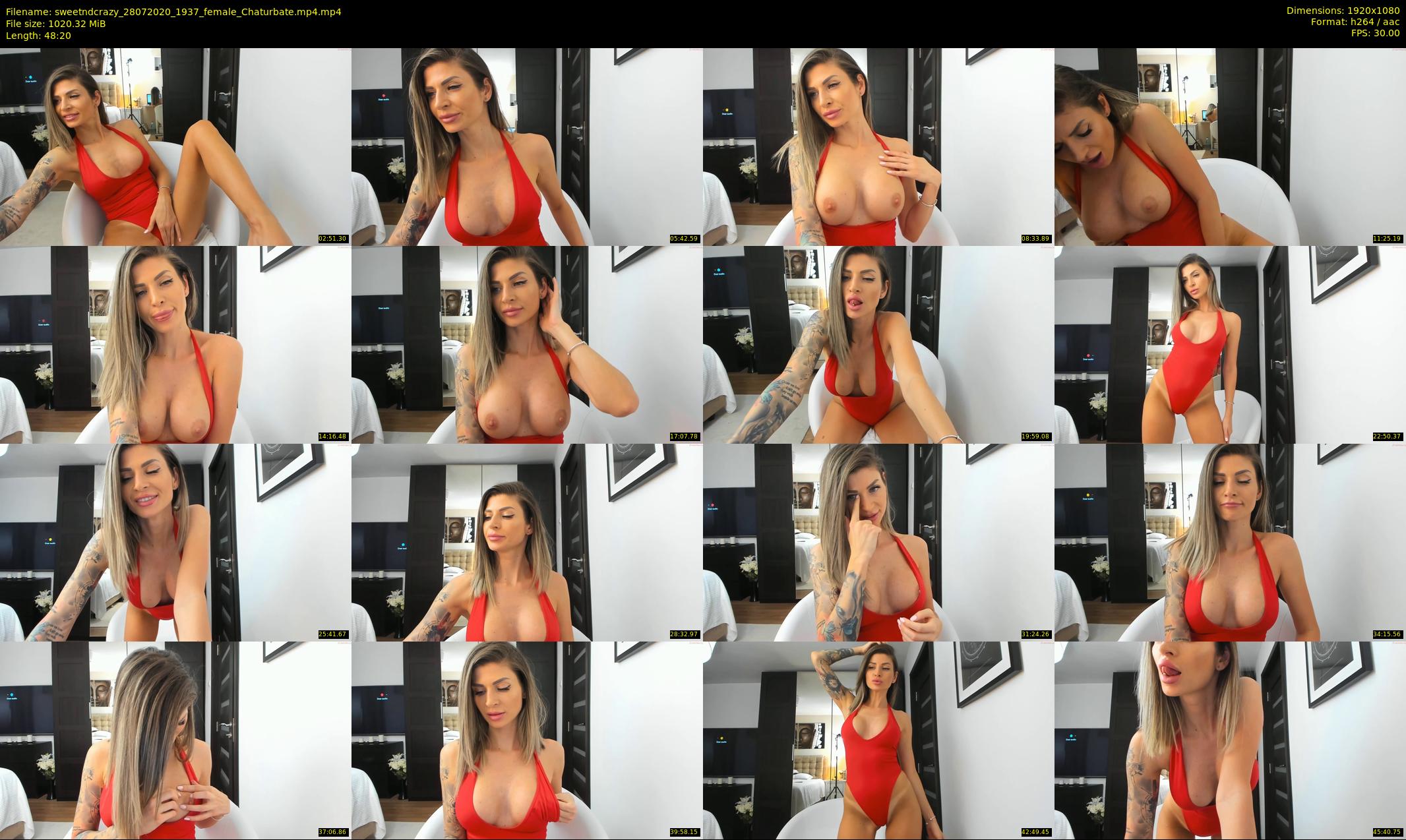 sweetndcrazy — 49 minute Chaturbate female cam show recording, 1080p, Jul 28, 2020
