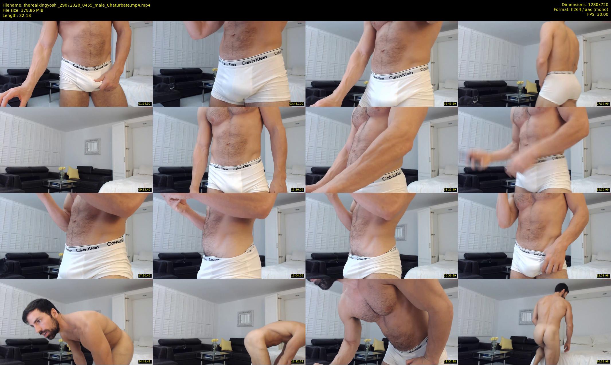 therealkingyoshi — 33 minute Chaturbate male cam show recording, 720p, Jul 29, 2020