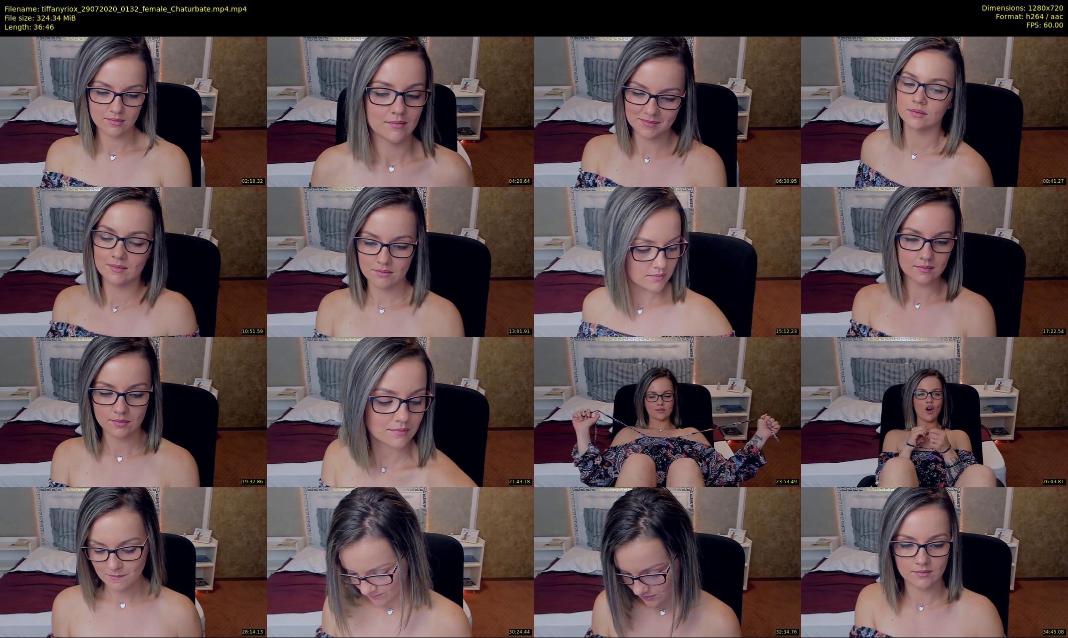 tiffanyriox — 37 minute Chaturbate female cam show recording, 720p, Jul 29, 2020