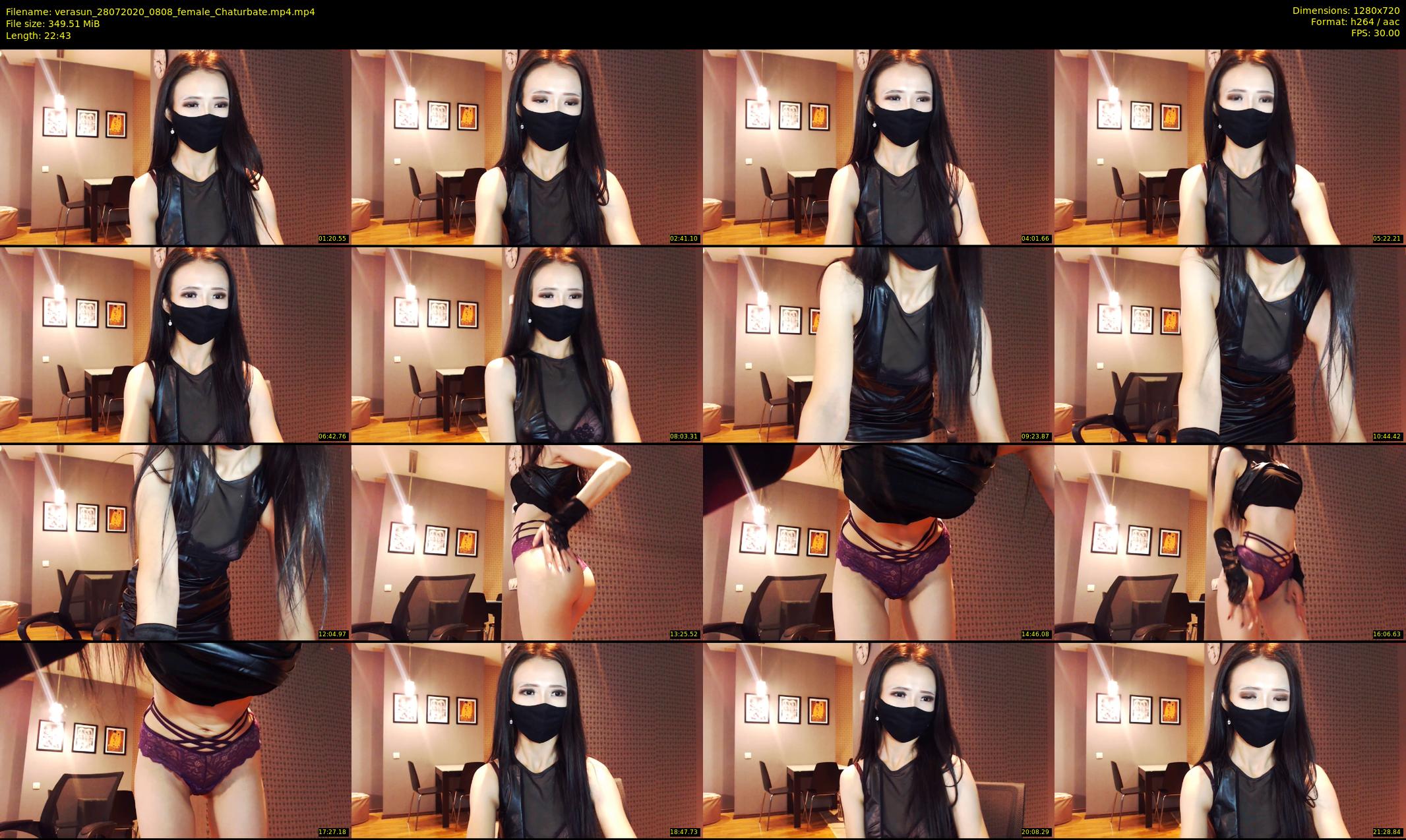 verasun — 23 minute Chaturbate female cam show recording, 720p, Jul 28, 2020