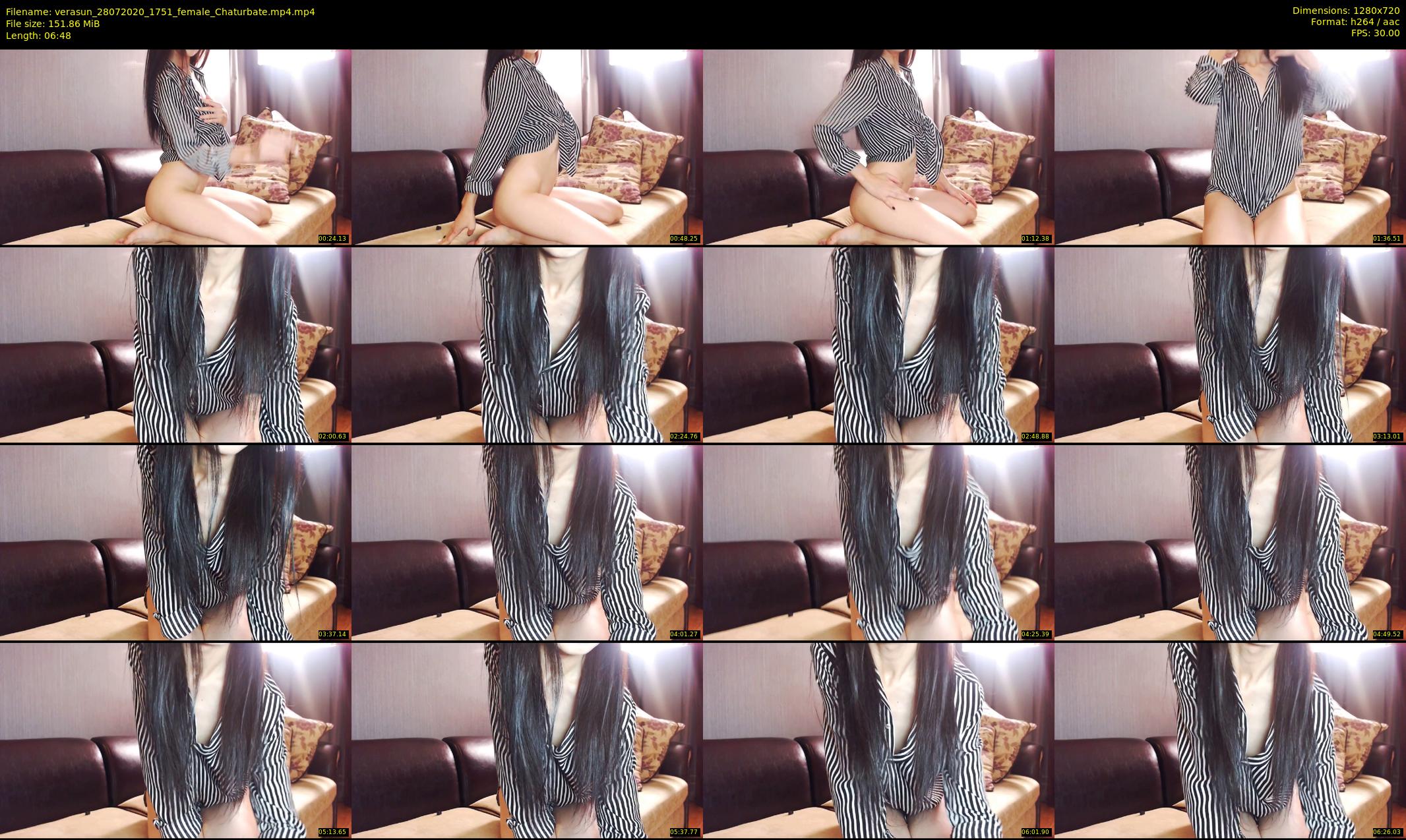 verasun — 7 minute Chaturbate female cam show recording, 720p, Jul 28, 2020