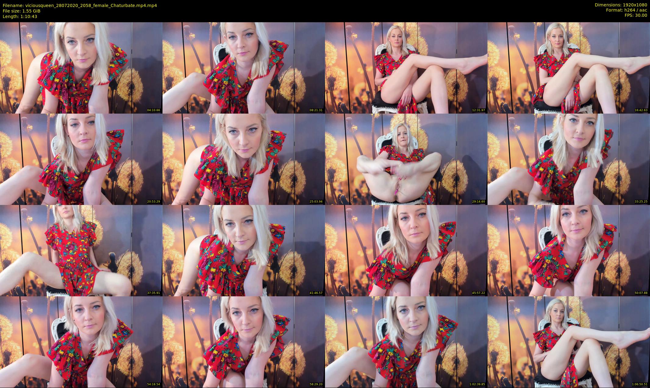 viciousqueen — 71 minute Chaturbate female cam show recording, 1080p, Jul 28, 2020