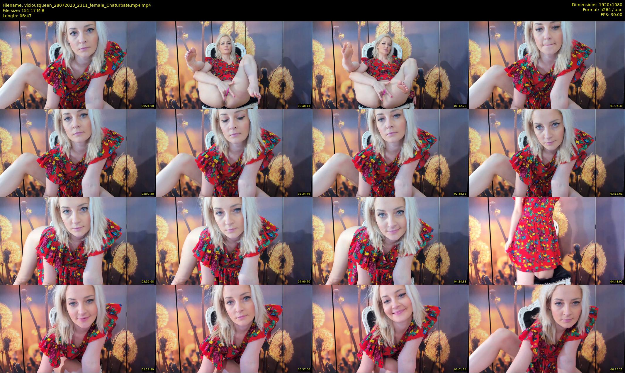 viciousqueen — 7 minute Chaturbate female cam show recording, 1080p, Jul 28, 2020