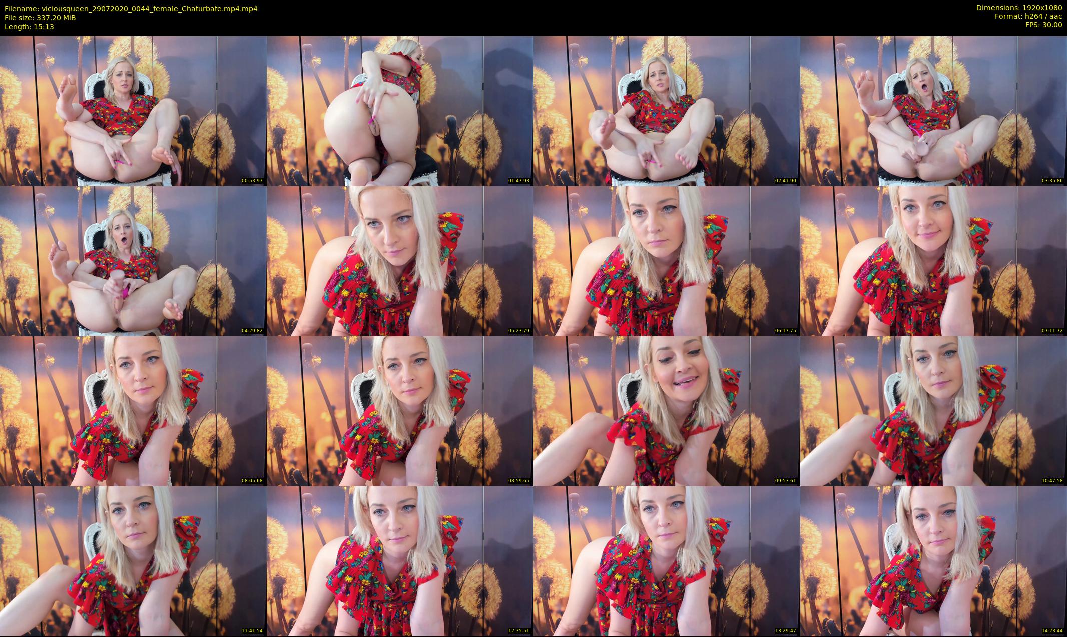 viciousqueen — 16 minute Chaturbate female cam show recording, 1080p, Jul 29, 2020