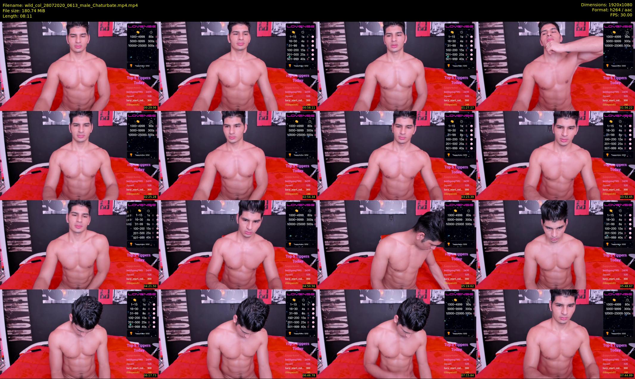 wild_col — 9 minute Chaturbate male cam show recording, 1080p, Jul 28, 2020