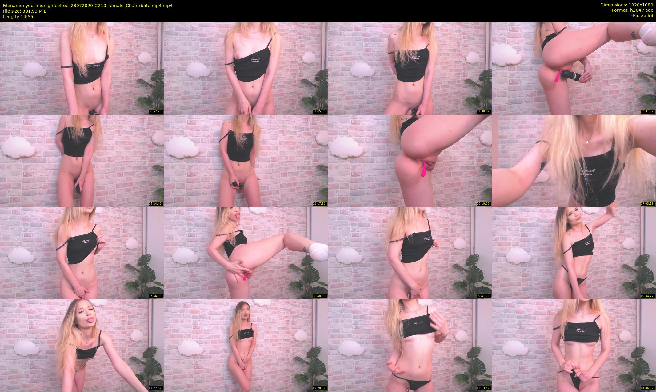 yourmidnightcoffee — 15 minute Chaturbate female cam show recording, 1080p, Jul 28, 2020