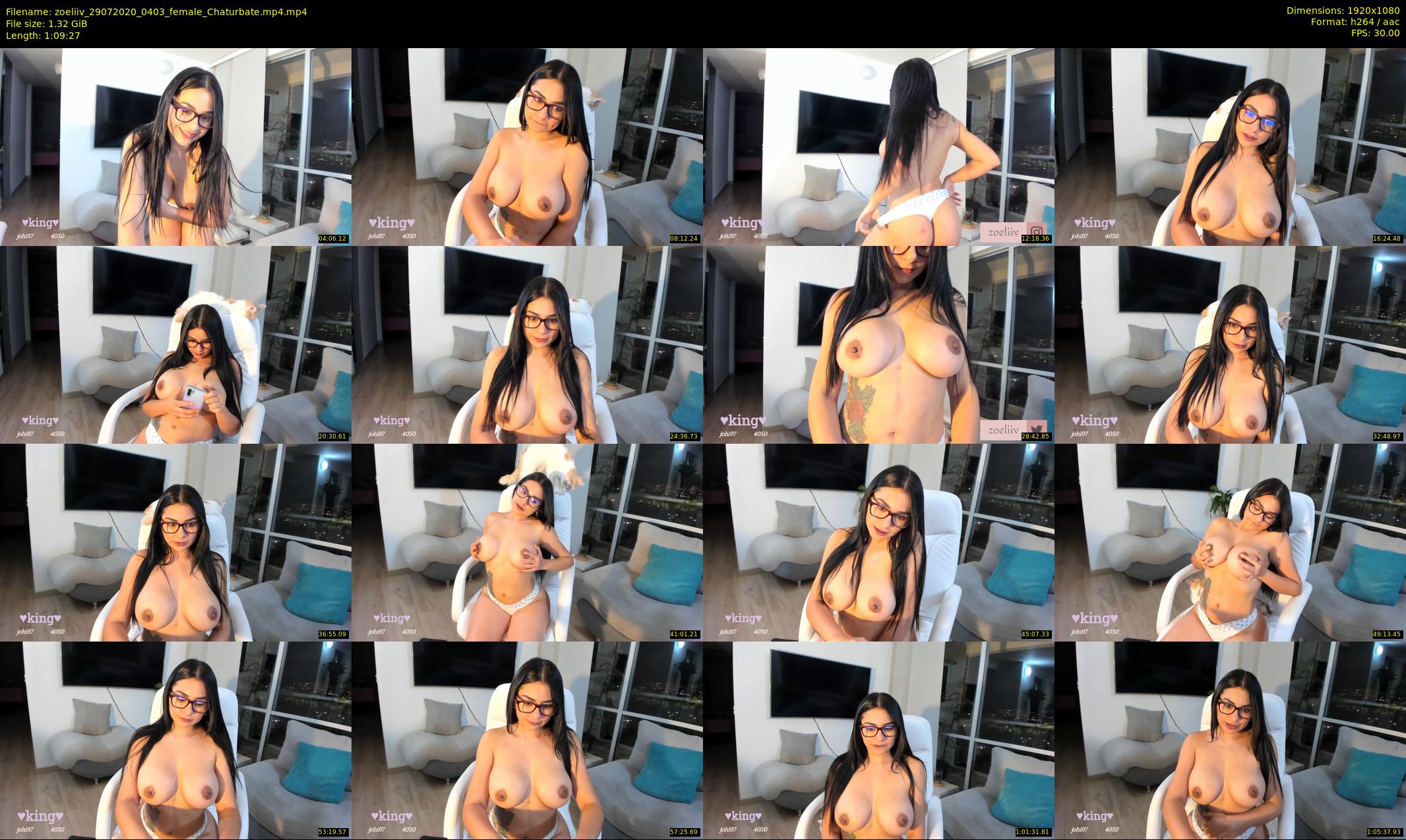 zoeliiv — 70 minute Chaturbate female cam show recording, 1080p, Jul 29, 2020