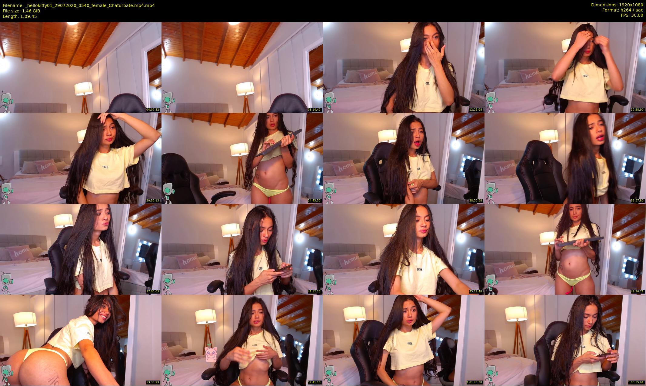 _hellokitty01 — 70 minute Chaturbate female cam show recording, 1080p, Jul 29, 2020