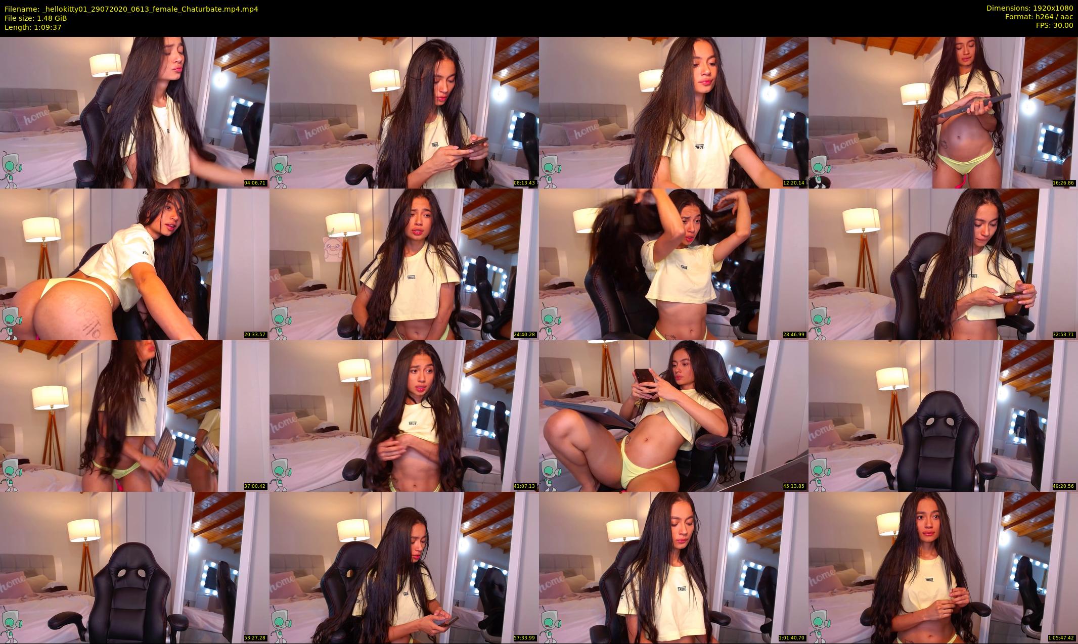 _hellokitty01 — 70 minute Chaturbate female cam show recording, 1080p, Jul 29, 2020